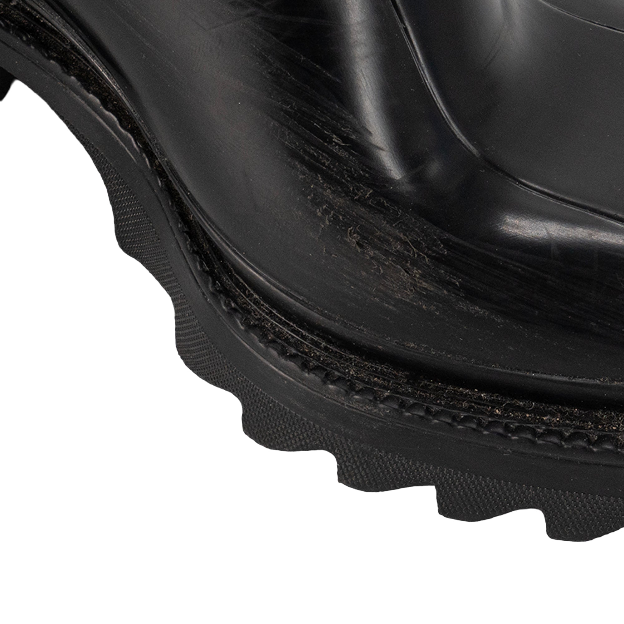 CHLOÉ - Bottines Betty Chloé en caoutchouc noir (T39)