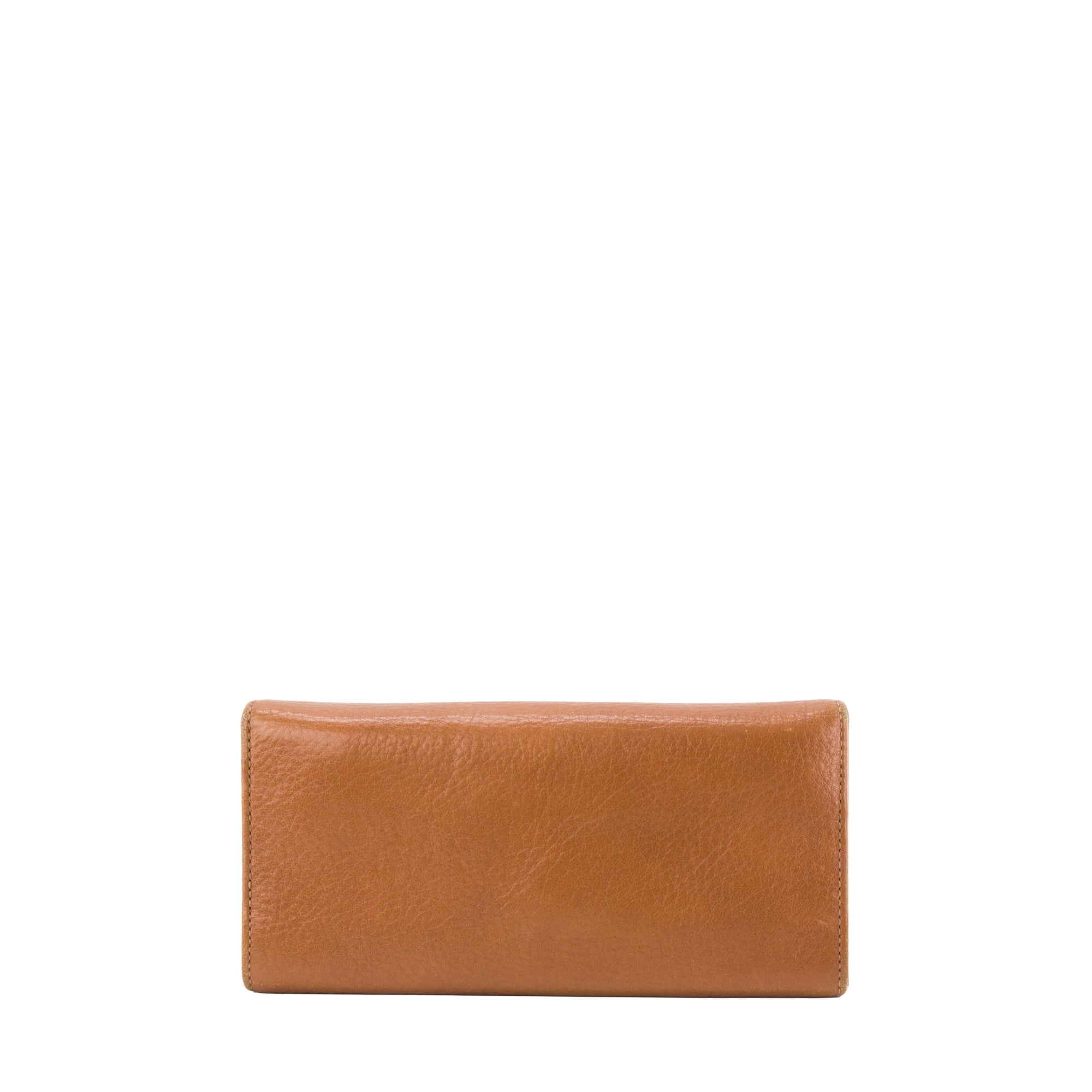 CHLOÉ - Portefeuille Lily Continental Chloé en cuir grainé marron