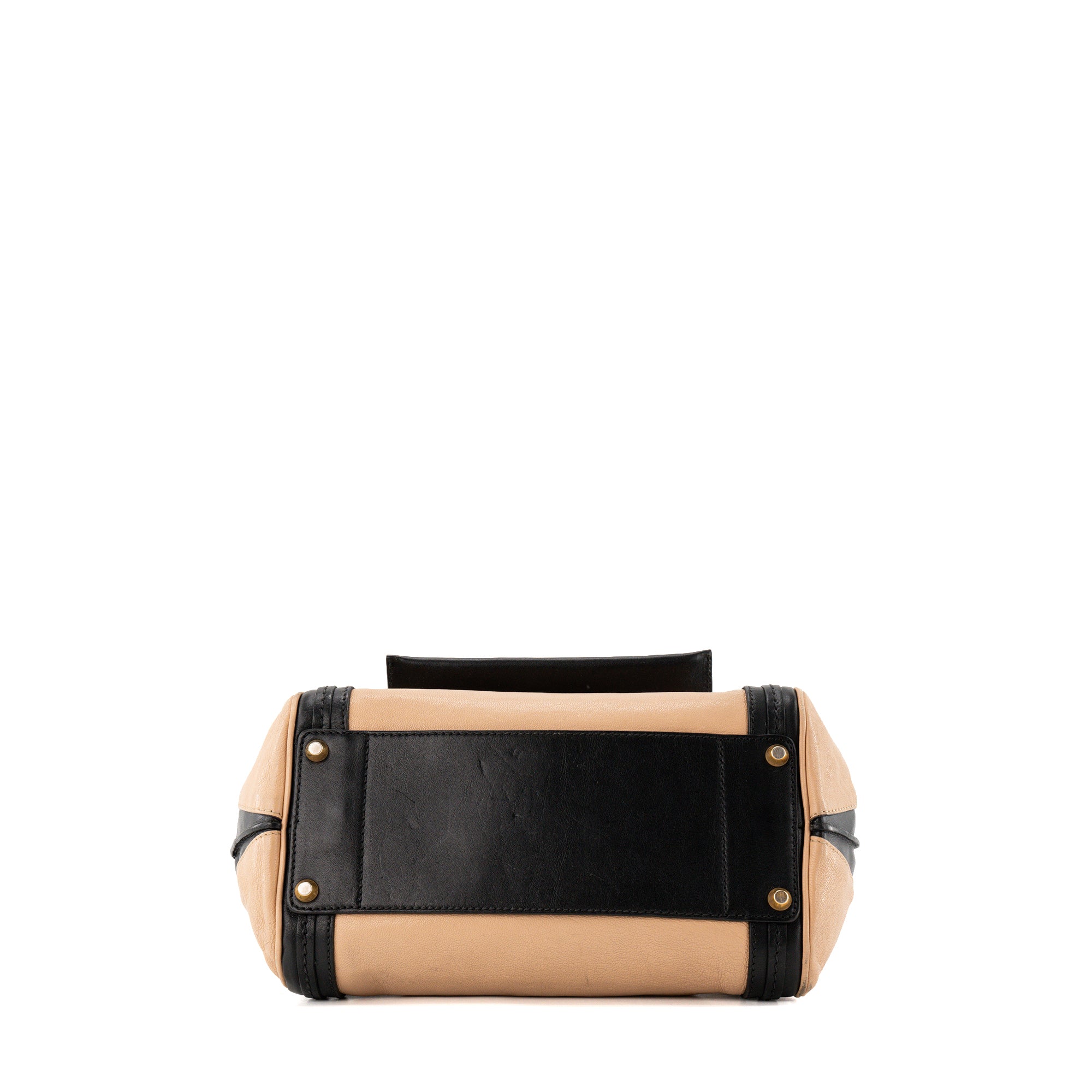 CHLOÉ - Sac à bandoulière Alice Chloé en cuir beige et noir