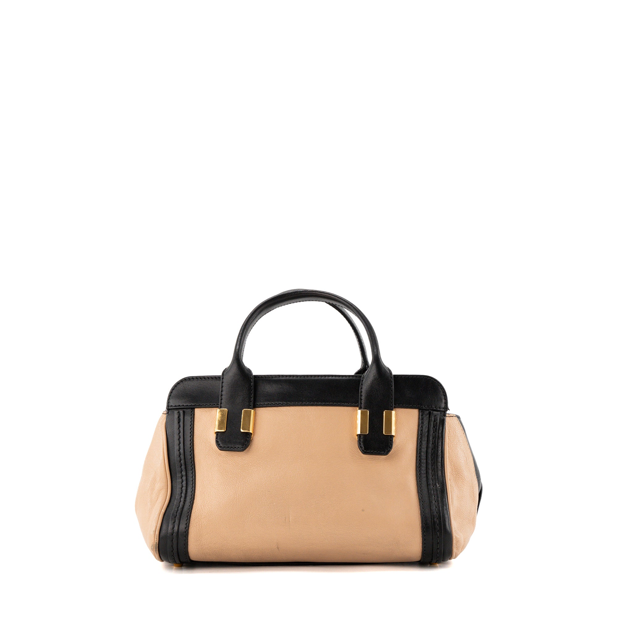 CHLOÉ - Sac à bandoulière Alice Chloé en cuir beige et noir