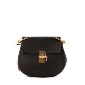 CHLOÉ - Sac à bandoulière Drew Chloé en cuir grainé noir