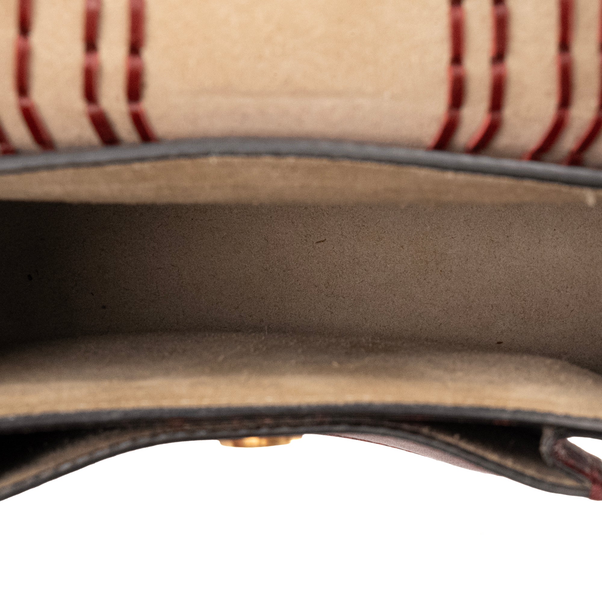 CHLOÉ - Sac à bandoulière Hudson mini Chloé en cuir bordeaux