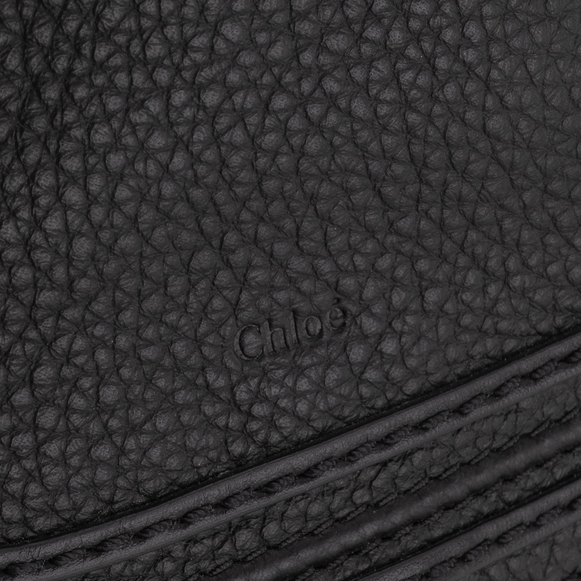 CHLOÉ - Sac à bandoulière Marcie à franges Chloé en cuir noir