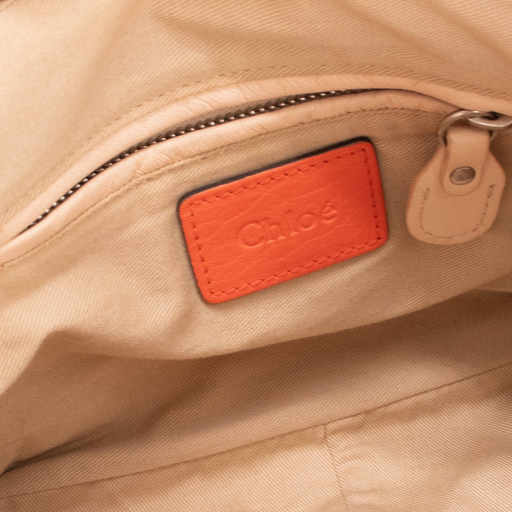 CHLOÉ - Sac à bandoulière Paraty small Chloé en cuir corail
