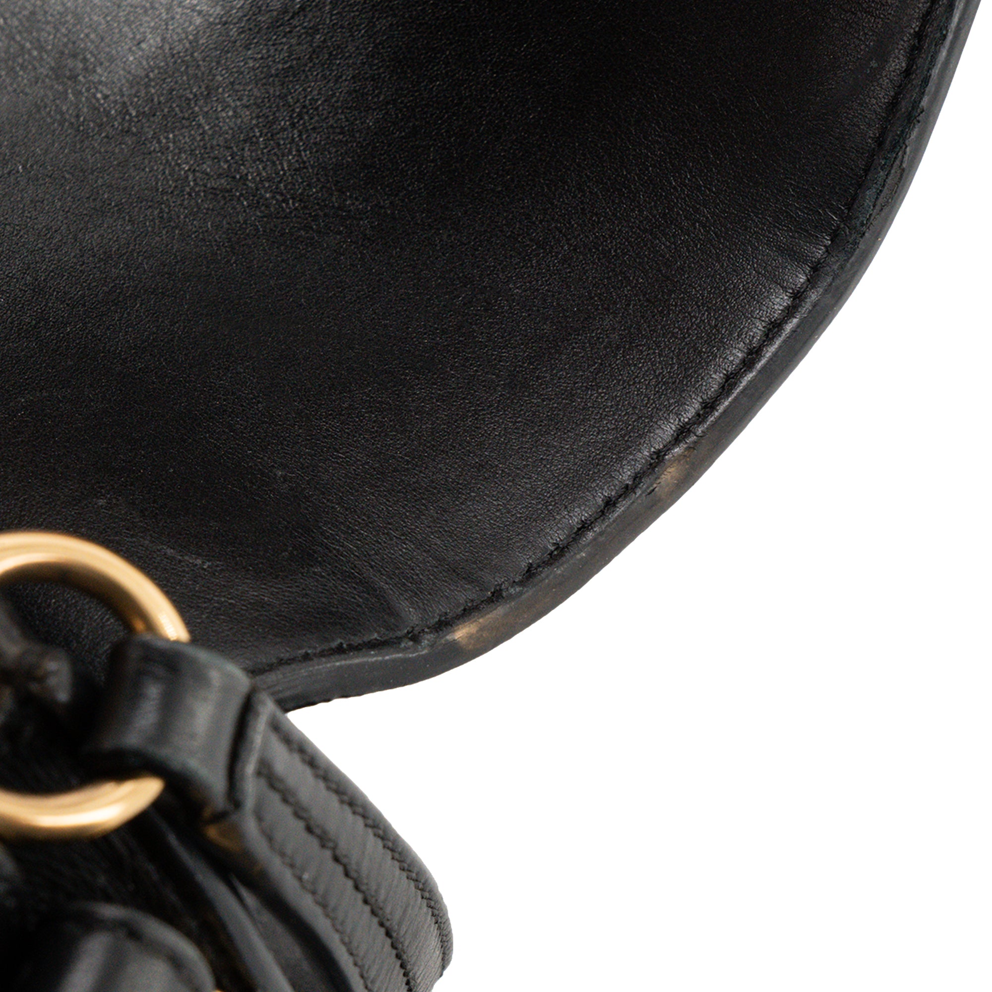 CHLOÉ - Sac à bandoulière Tess Chloé en cuir lisse noir