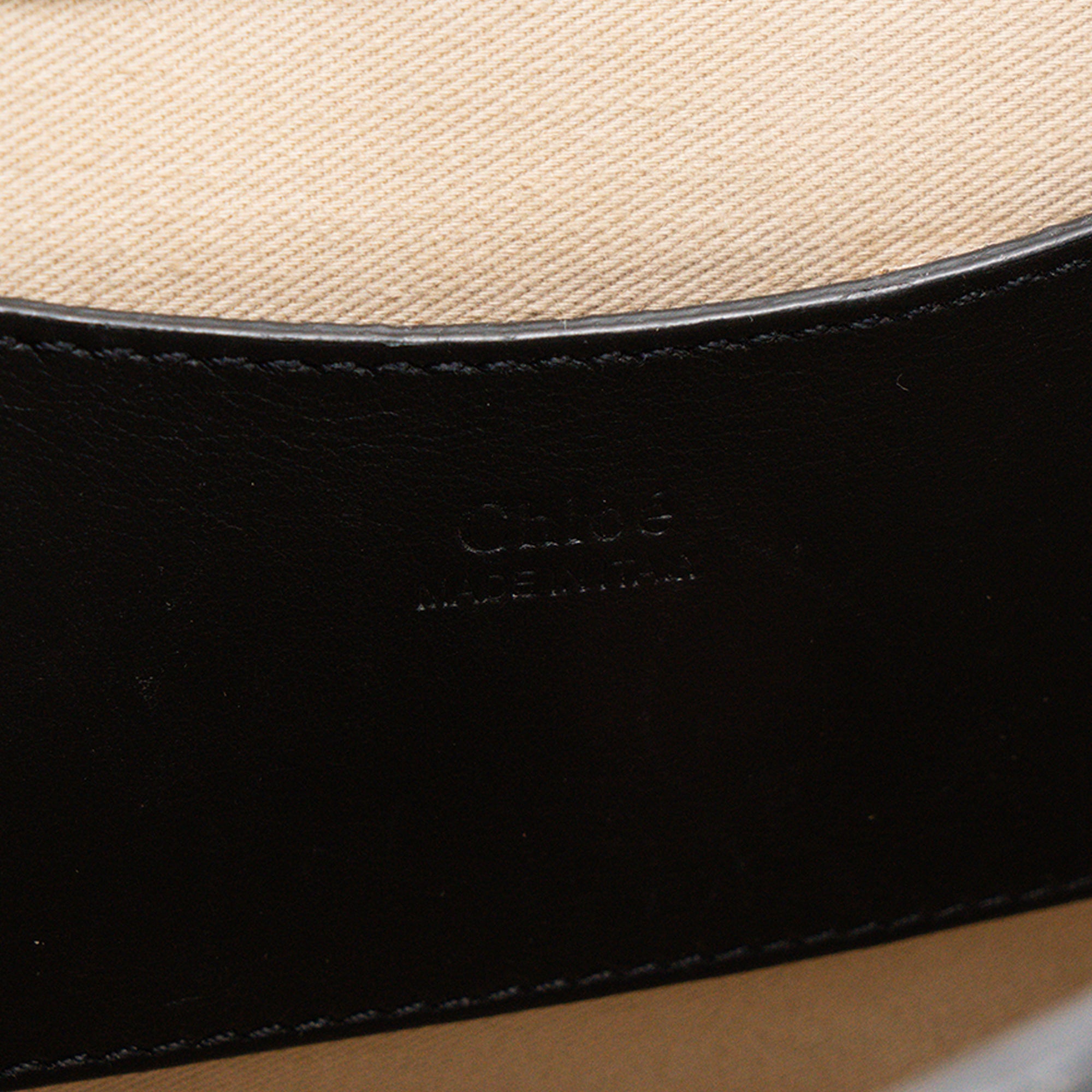 CHLOÉ - Sac à bandoulière Tess Chloé en cuir lisse noir