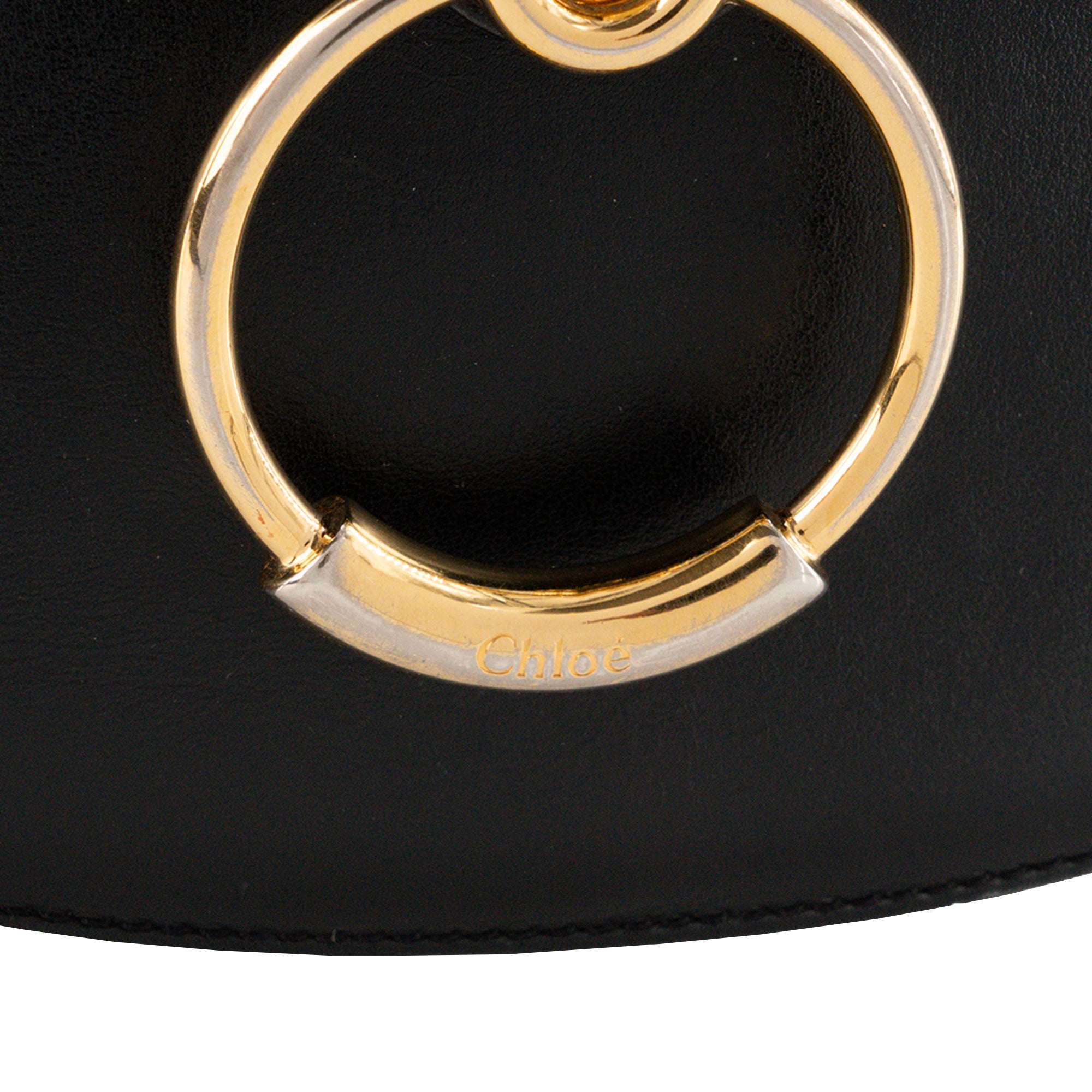 CHLOÉ - Sac à bandoulière Tess Chloé en cuir lisse noir