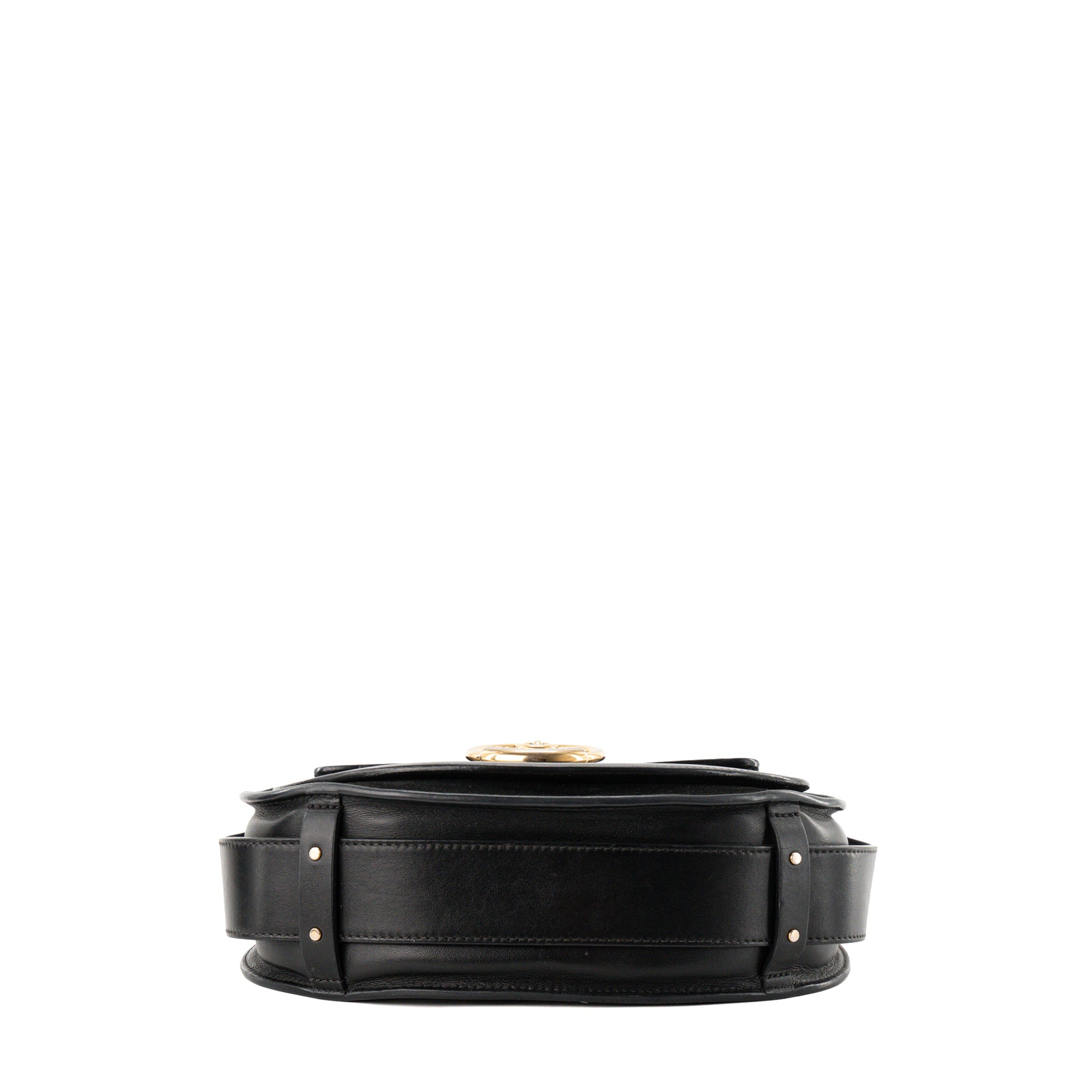 CHLOÉ - Sac à bandoulière Tess Chloé en cuir lisse noir