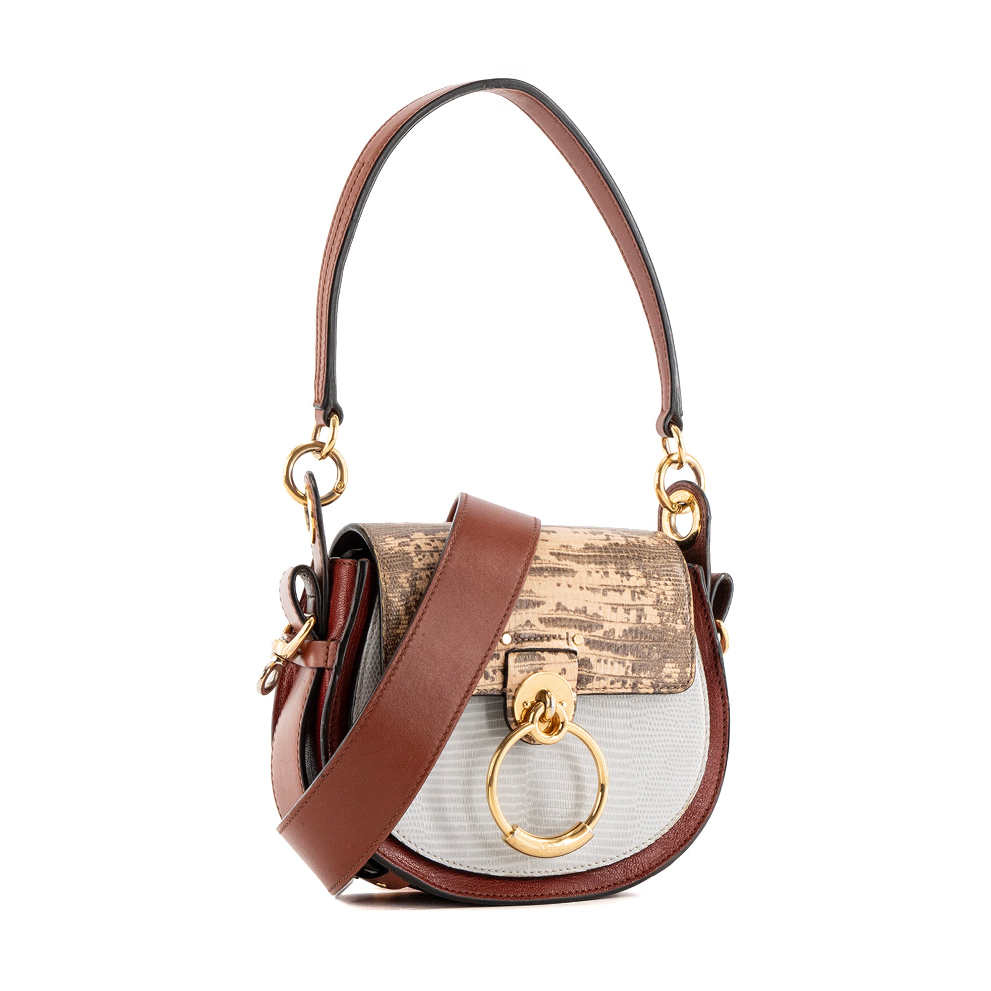 CHLOÉ - Sac à bandoulière Tess Chloé en cuir multicolore