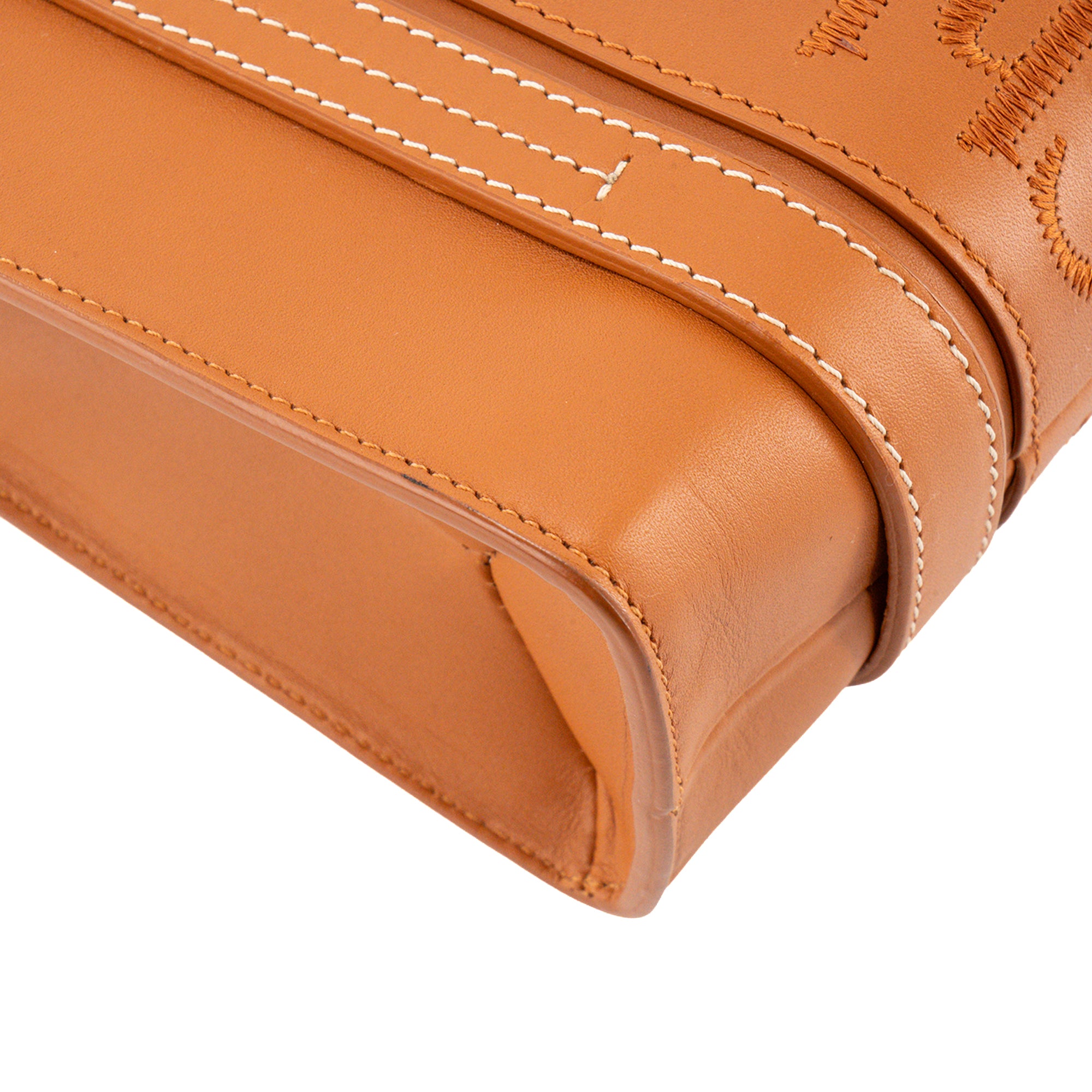 CHLOÉ - Sac à bandoulière Woody Small Chloé en cuir lisse camel