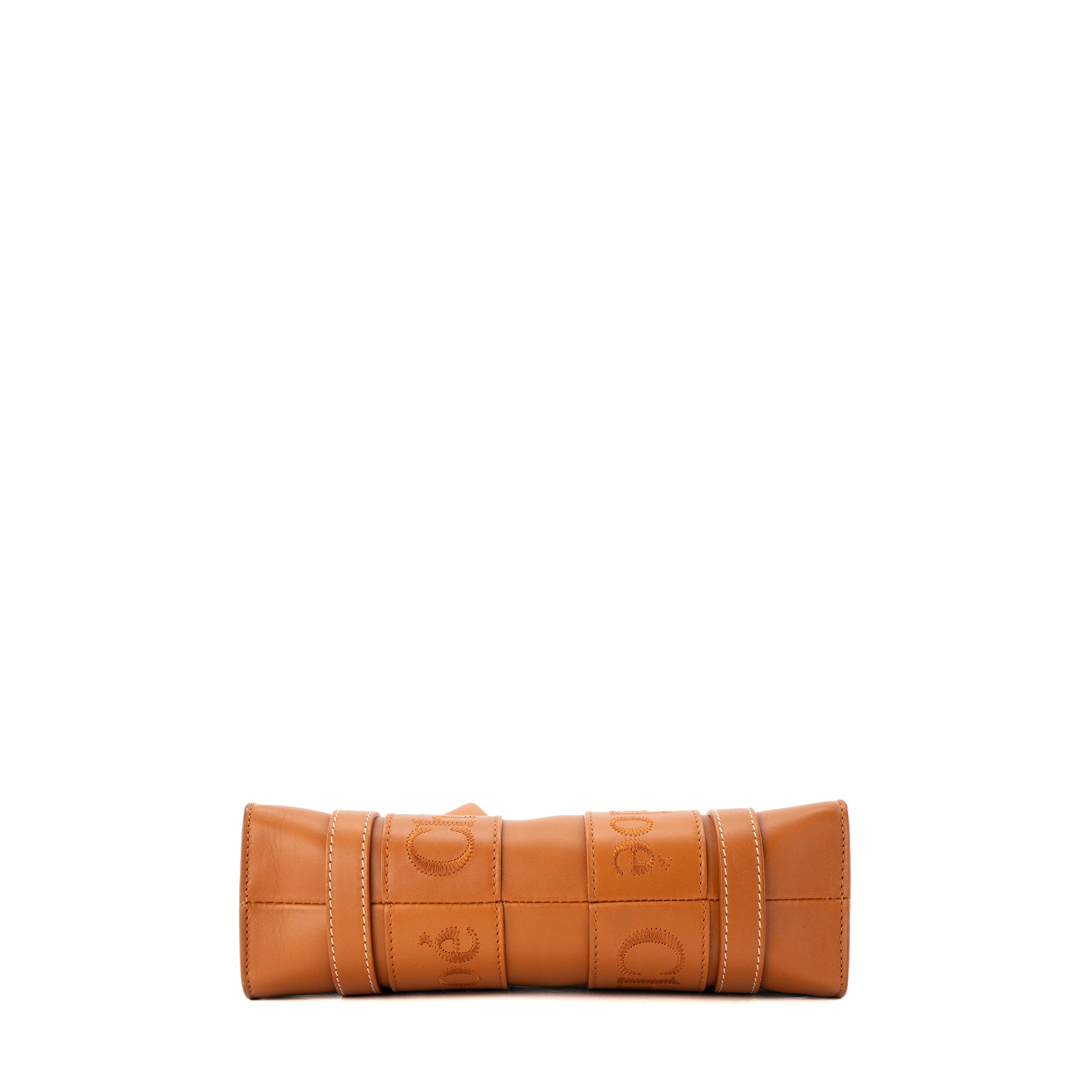 CHLOÉ - Sac à bandoulière Woody Small Chloé en cuir lisse camel