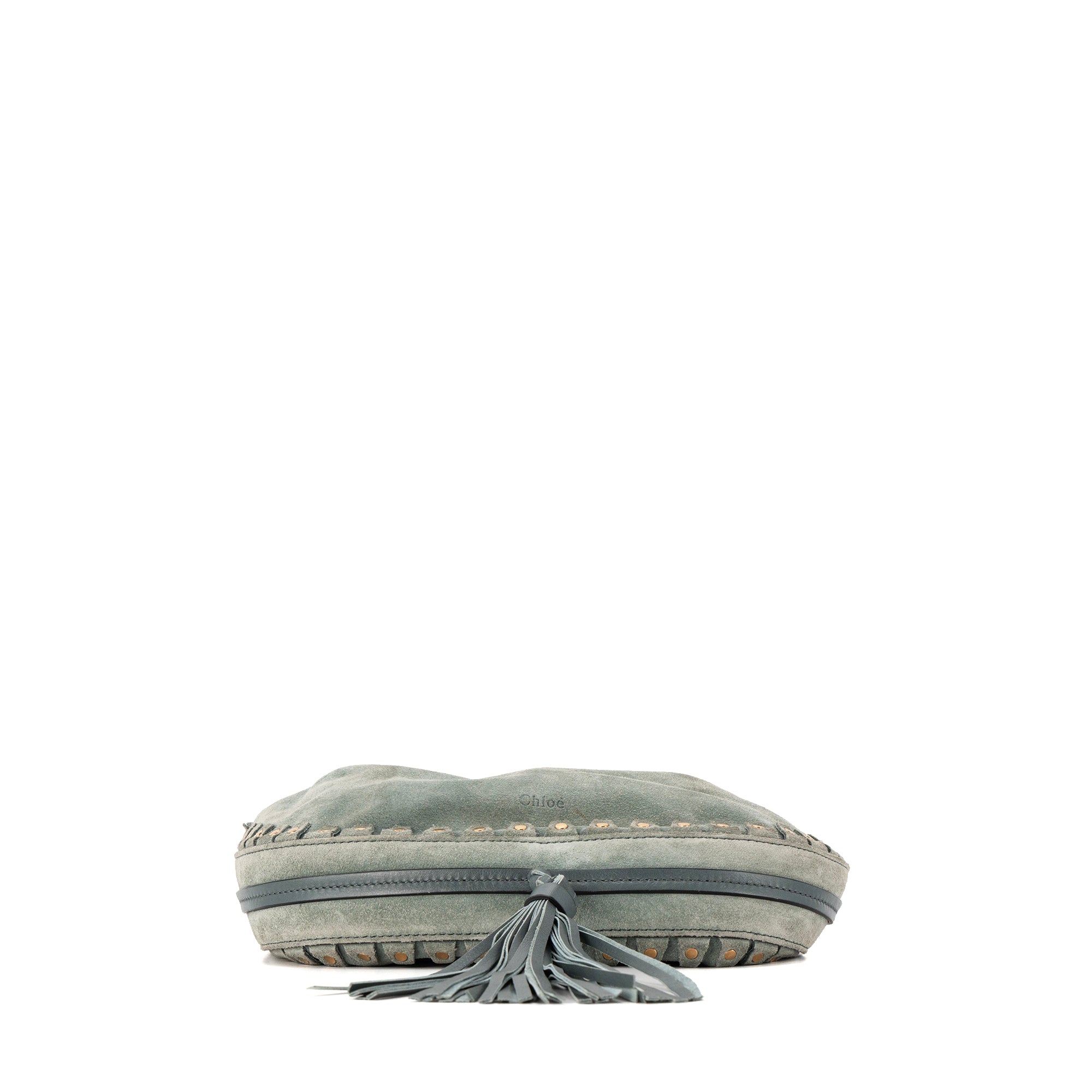 CHLOÉ - Sac à épaule Inez Chloé en Suède vert d’eau