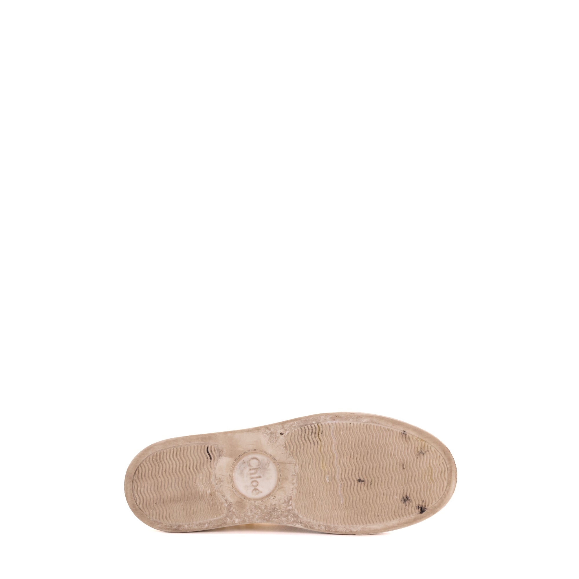 CHLOÉ - Sneakers Lauren Chloé en dentelle beige (T37)