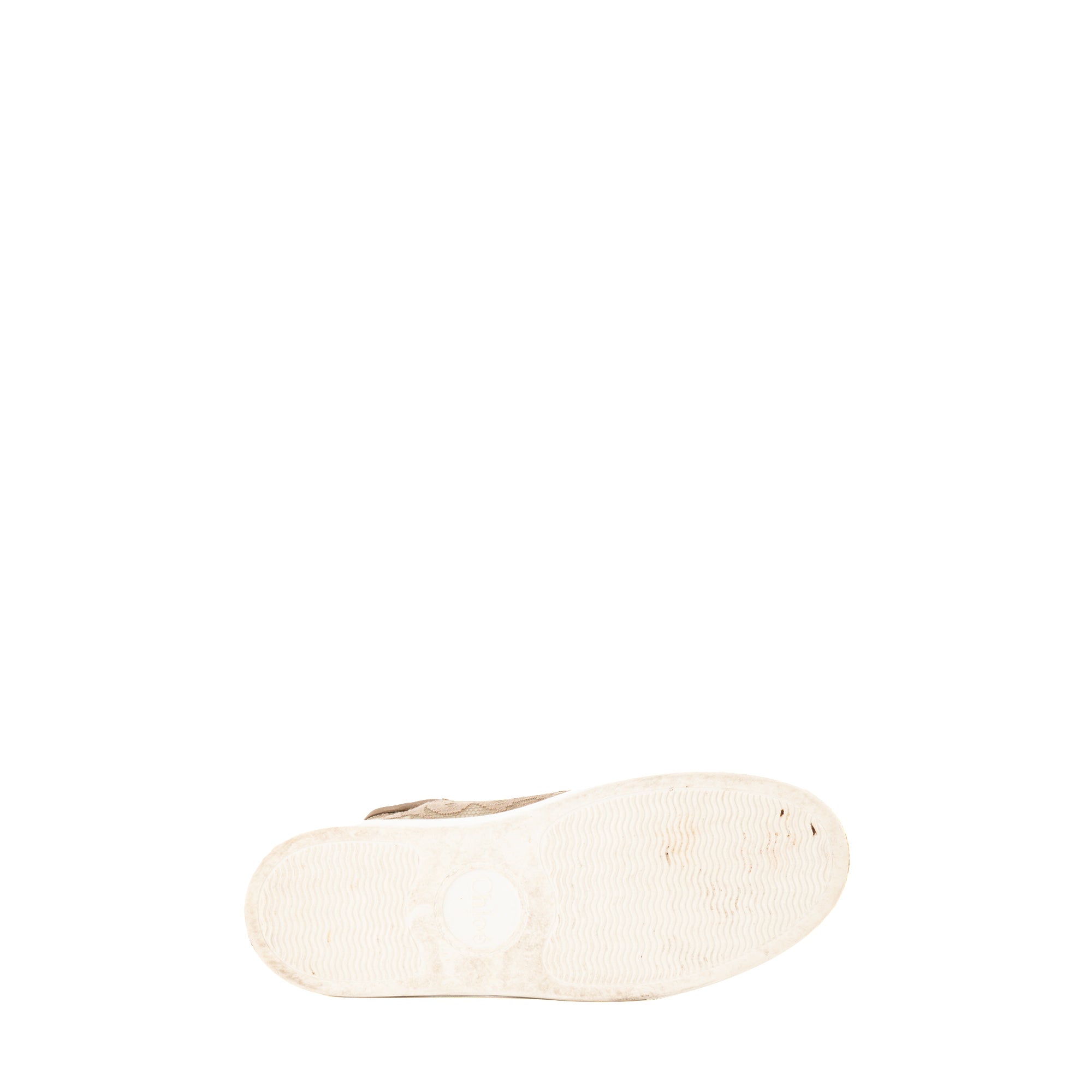 CHLOÉ - Sneakers Lauren Chloé en toile beige (T37)