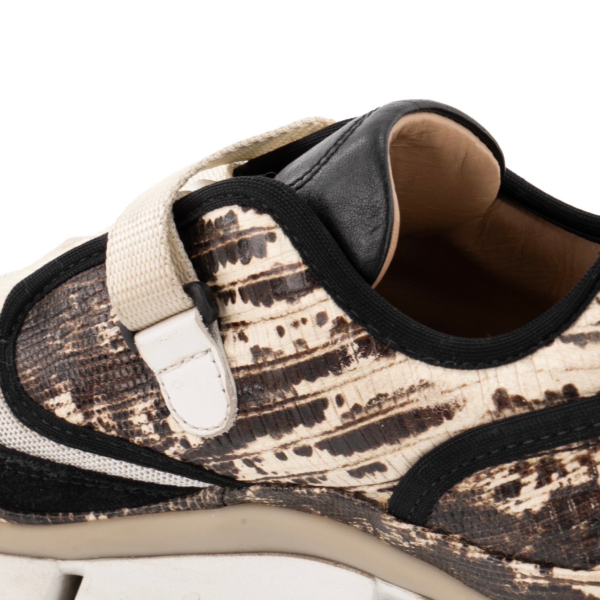 CHLOÉ - Sneakers Sonnie Chloé en cuir motif python (T36)