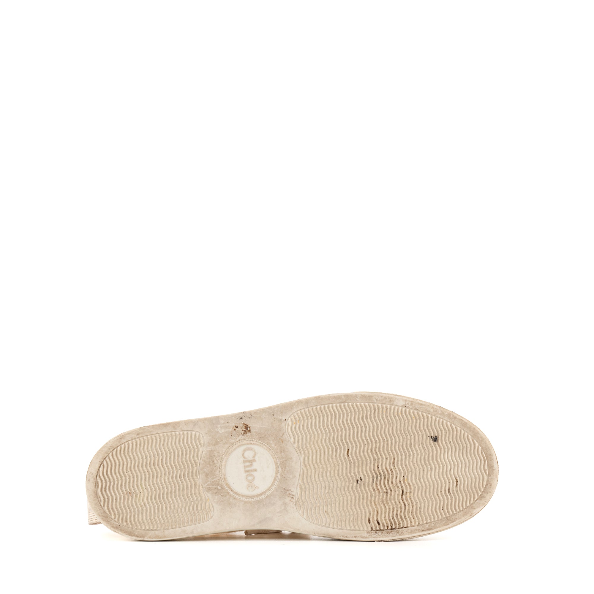 CHLOÉ - Sneakers Lauren Chloé en dentelle blanche (T40)