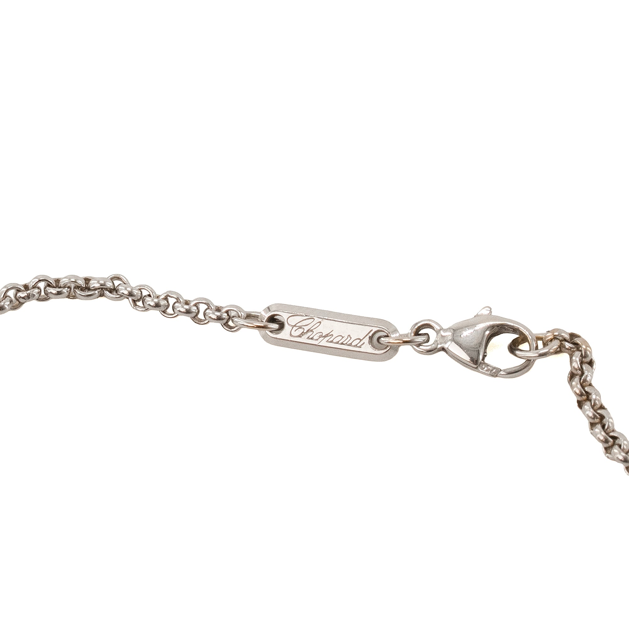 CHOPARD - Pendentif Happy Diamonds Chopard en or gris