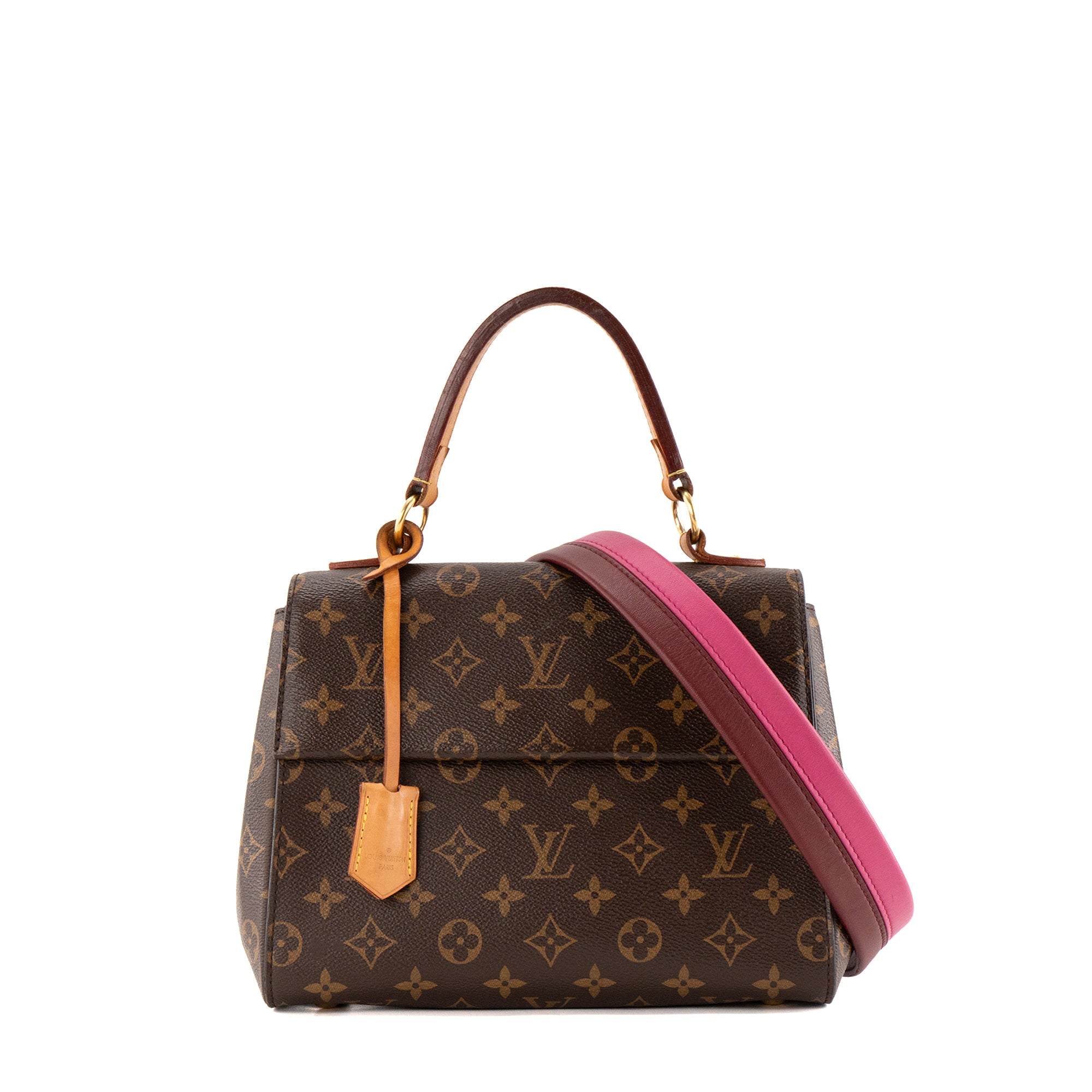 LOUIS VUITTON - Sac à bandoulière Cluny BB Louis Vuitton en toile enduite monogrammée