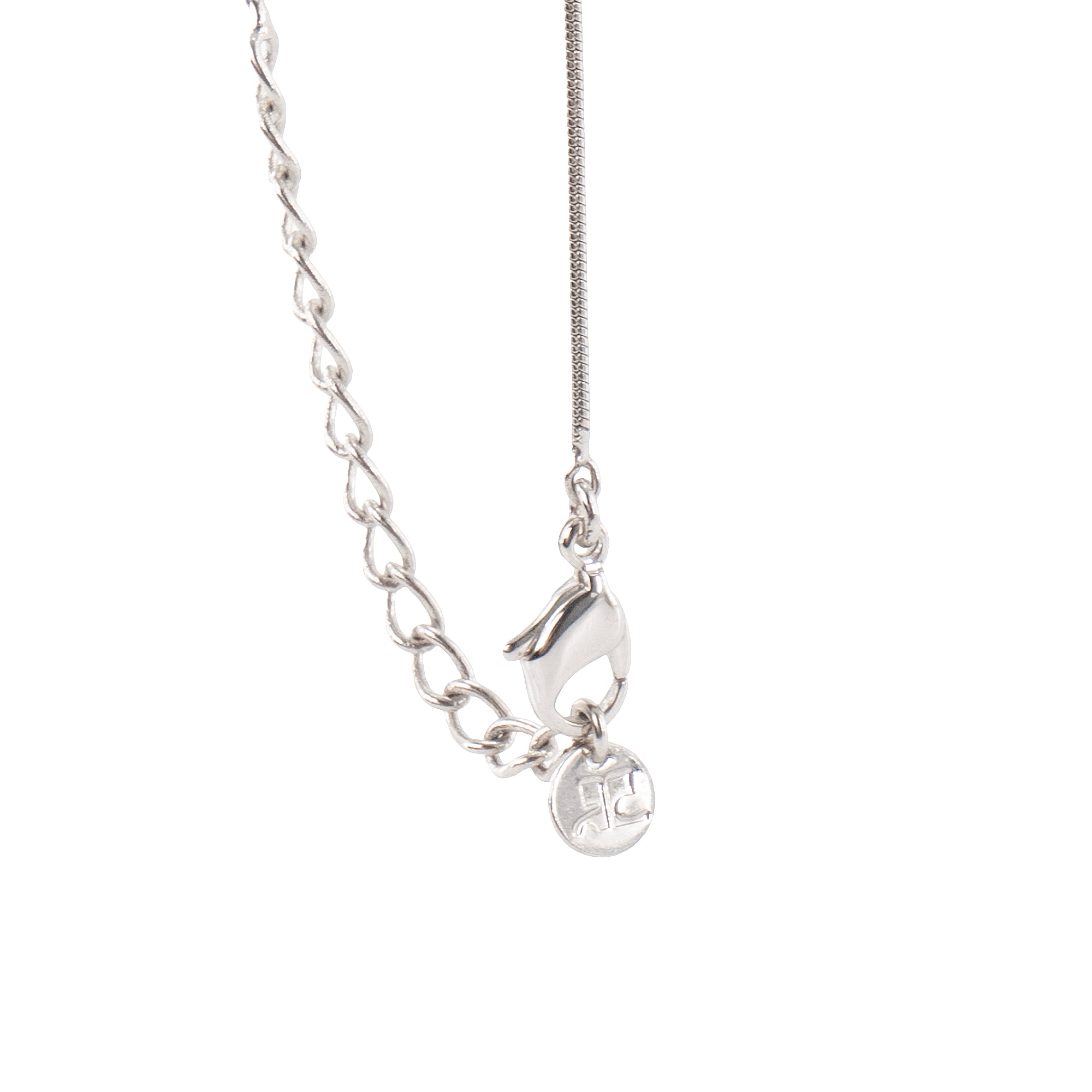 COURRÈGES - AC Courrèges necklace in silver metal