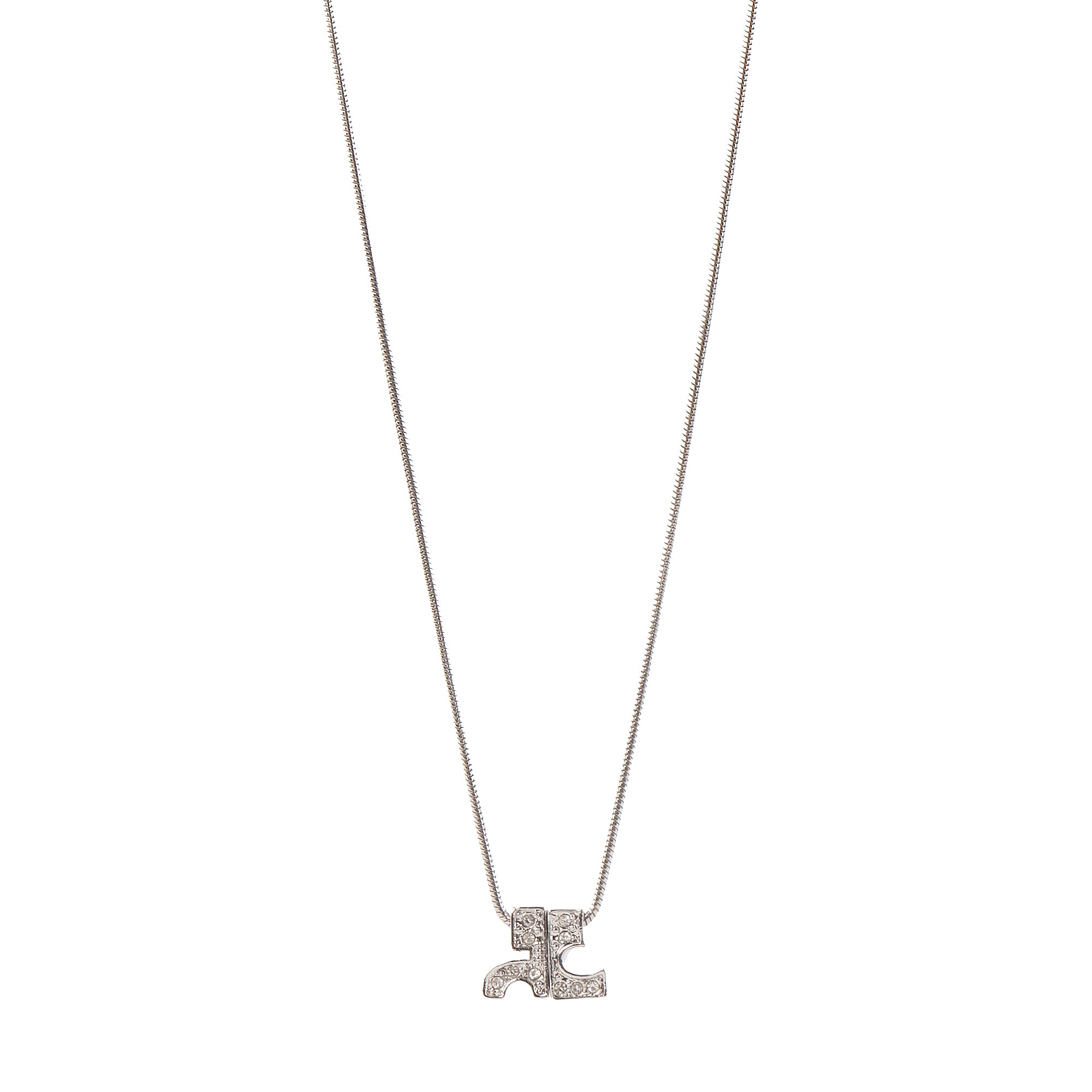 COURRÈGES - AC Courrèges necklace in silver metal