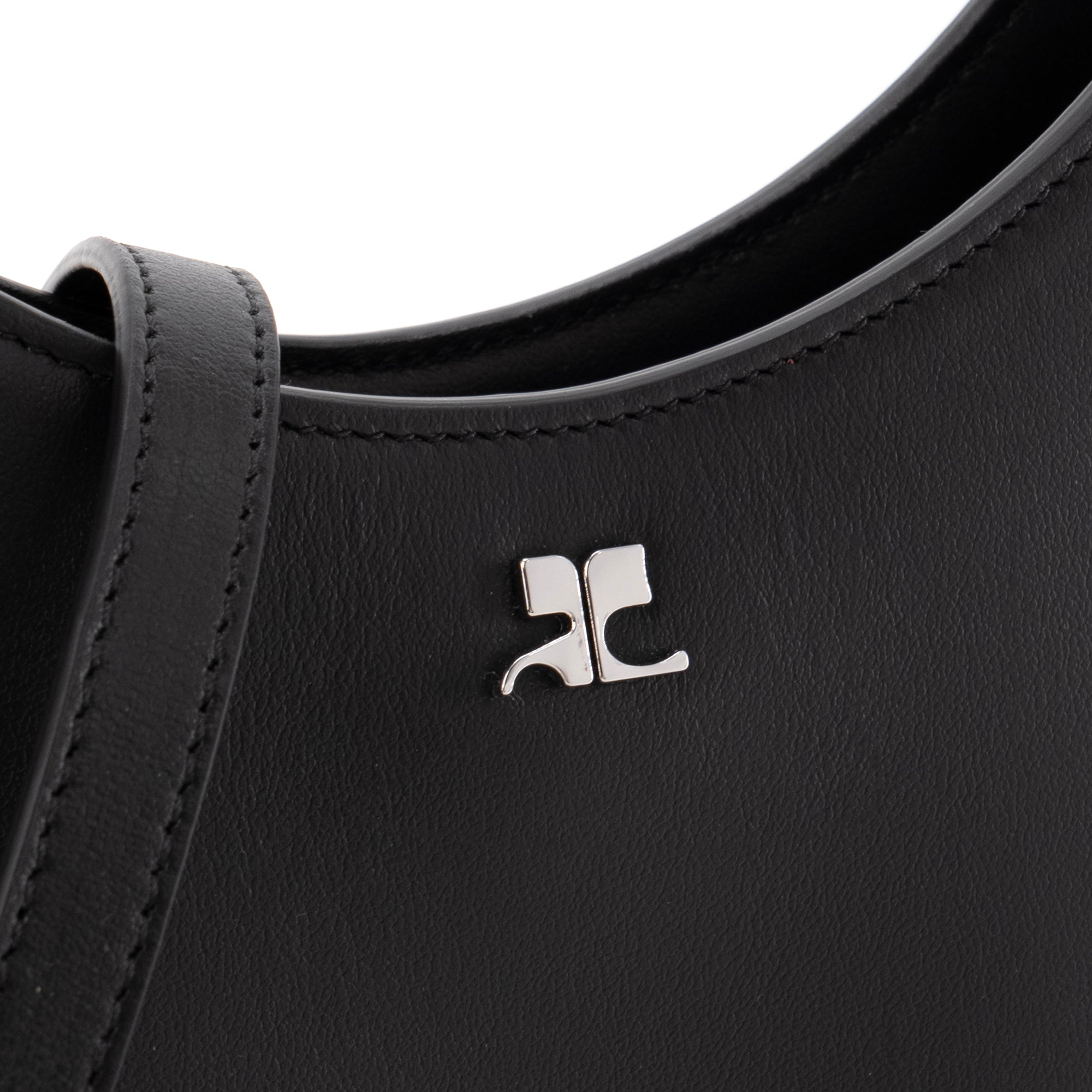 COURRÈGES - Sac à bandoulière Holy Courrèges en cuir noir