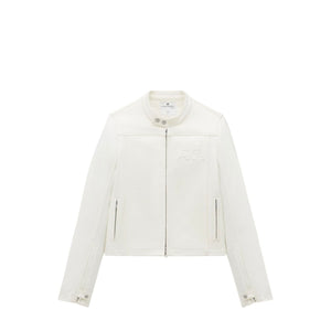 COURRÈGES - Veste Ré-édition Courrèges en coton écru (T48)