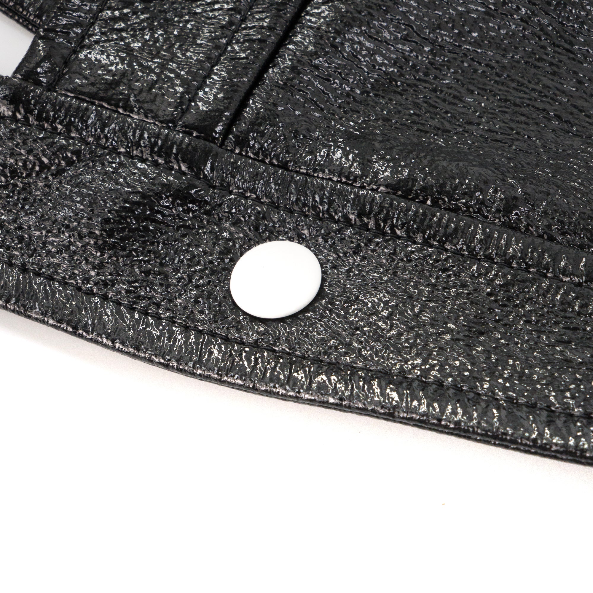 COURRÈGES - Veste Réédition Courrèges en vinyle noir T46 (T40 FR)