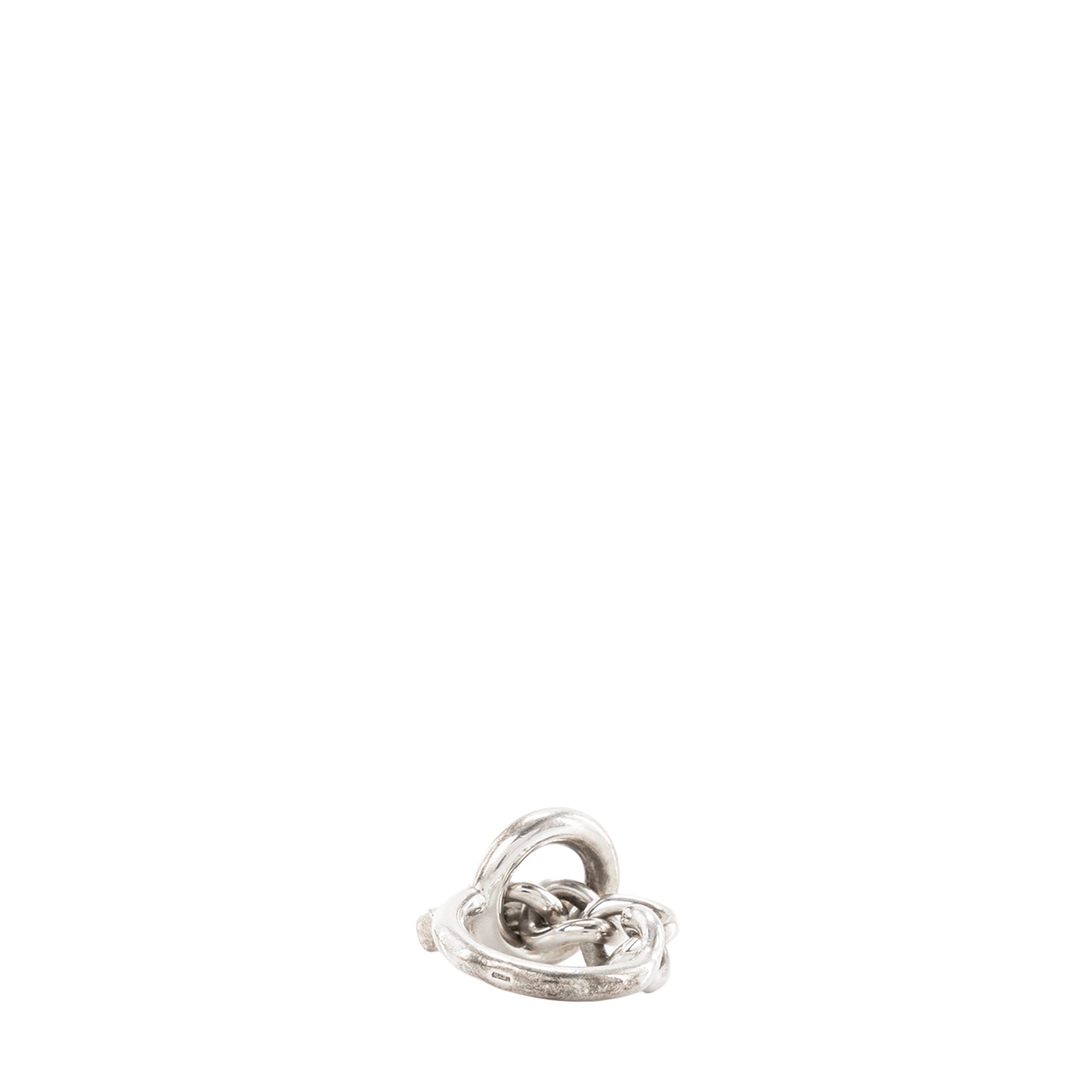 HERMÈS - Bague Croisette GM Hermès en argent (T52)