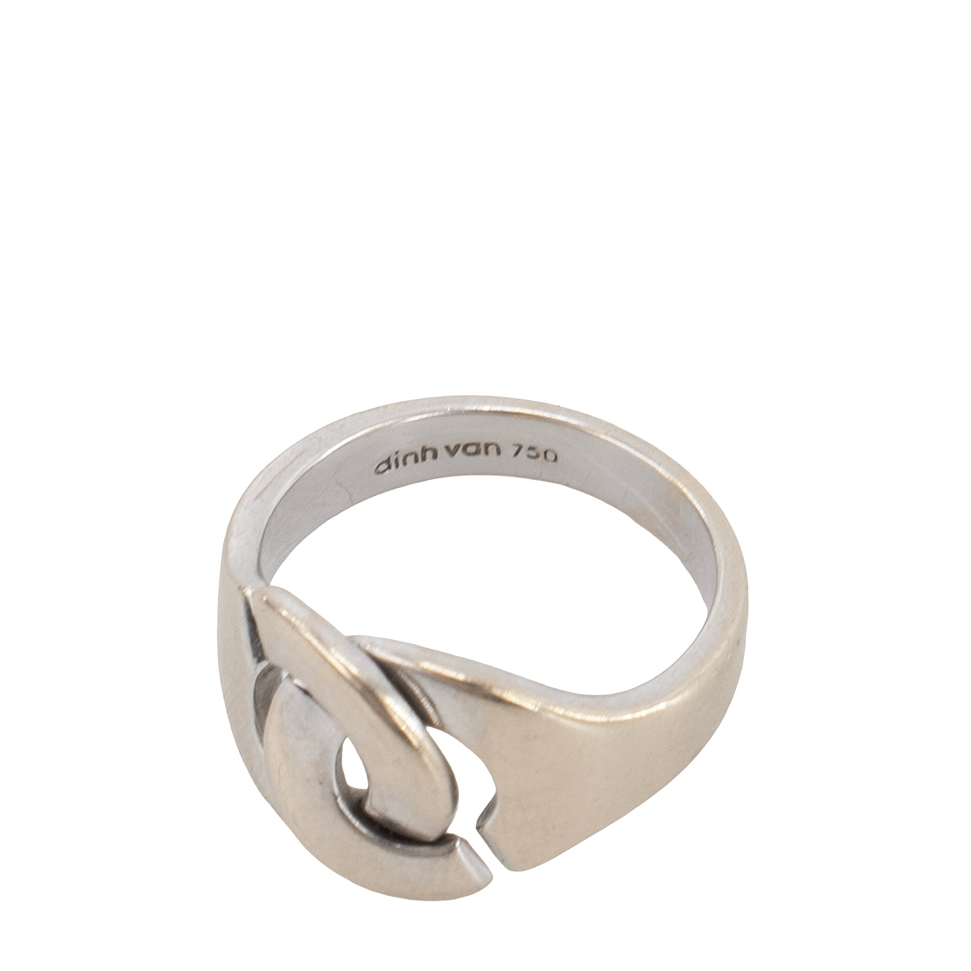DINH-VAN - Bague Menottes Dinh Van en or blanc (T51)