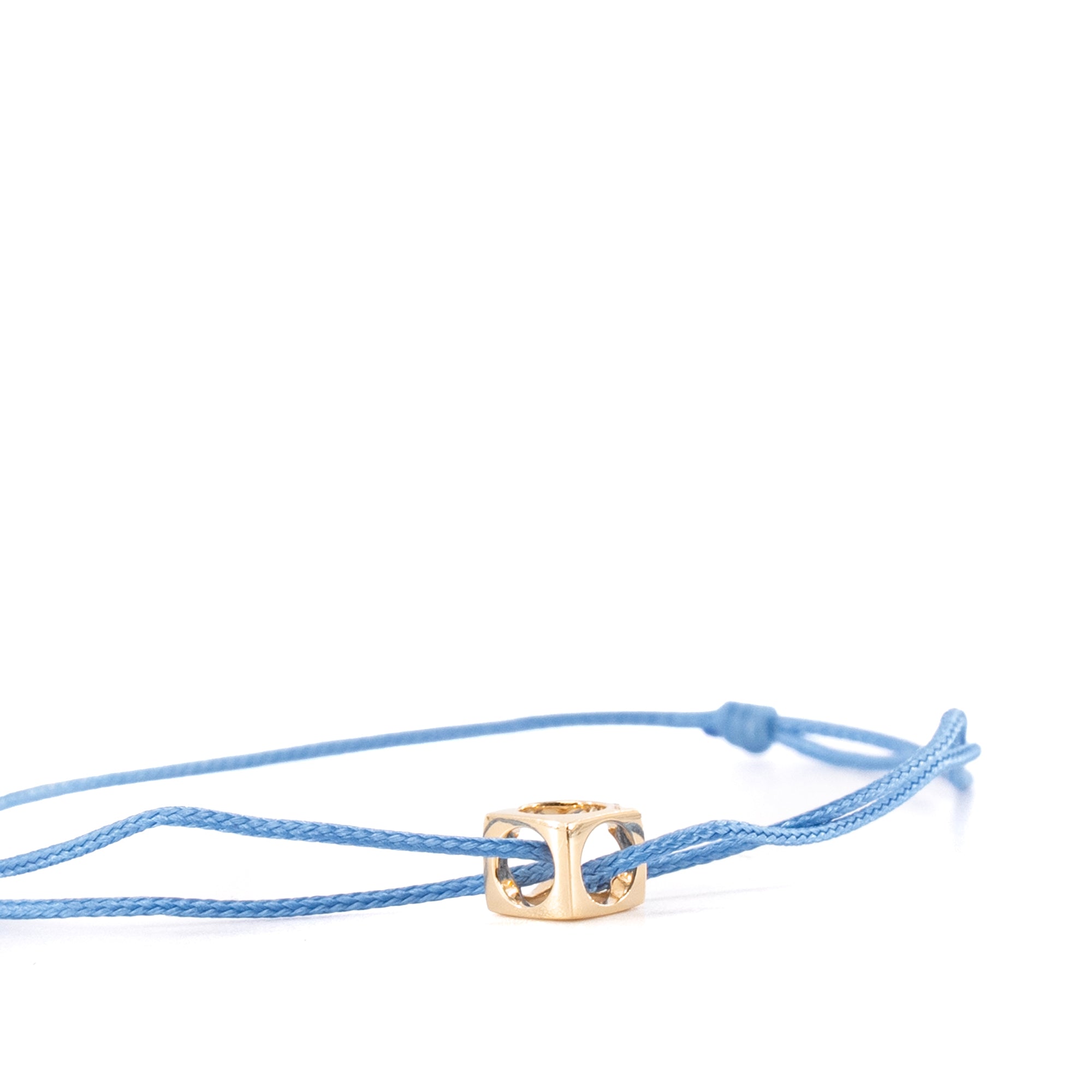 DINH VAN - Bracelet Le Pavé Dinh Van en cordon bleu