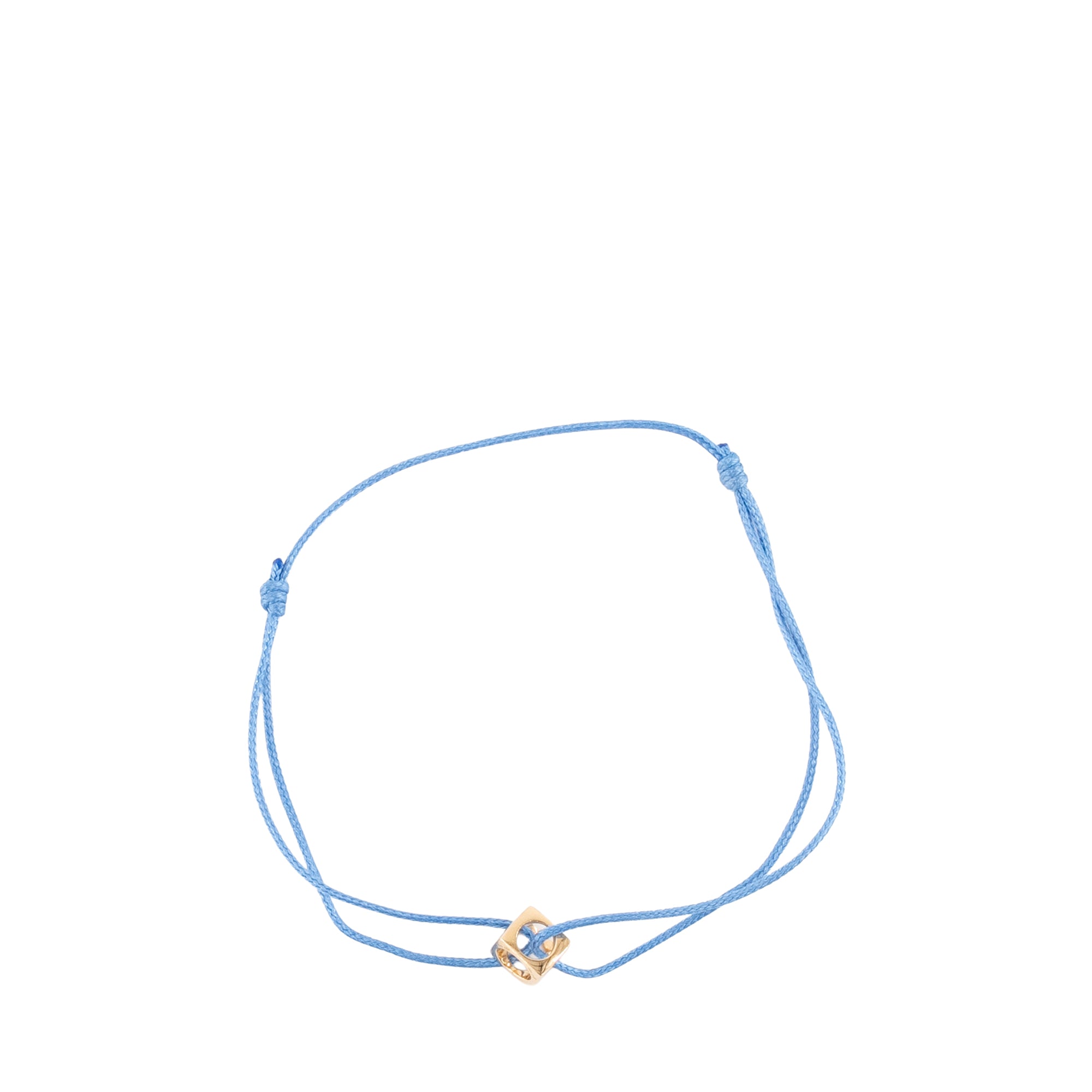 DINH VAN - Bracelet Le Pavé Dinh Van en cordon bleu