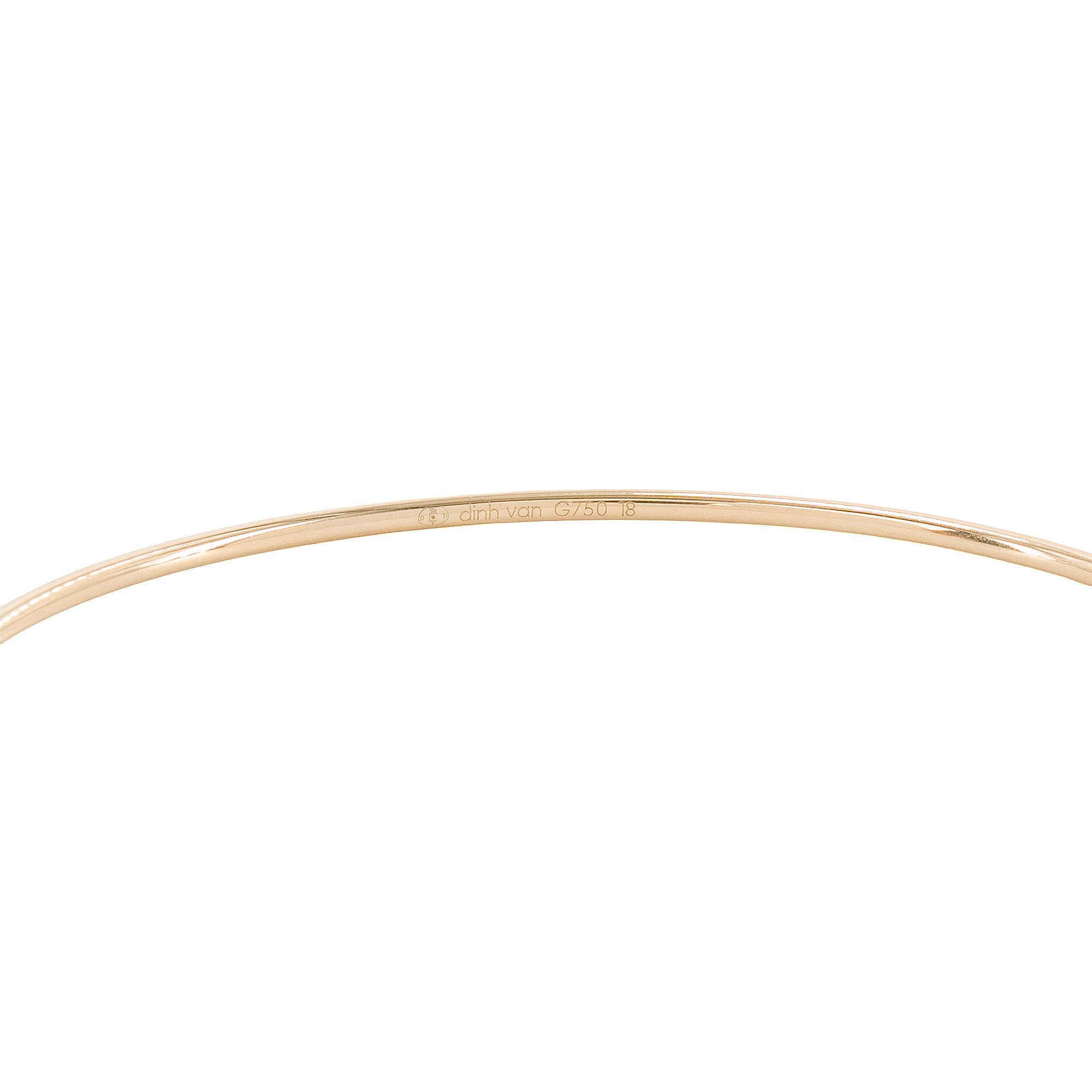 DINH VAN - Bracelet Serrure Jonc Dinh Van en or jaune (T18)