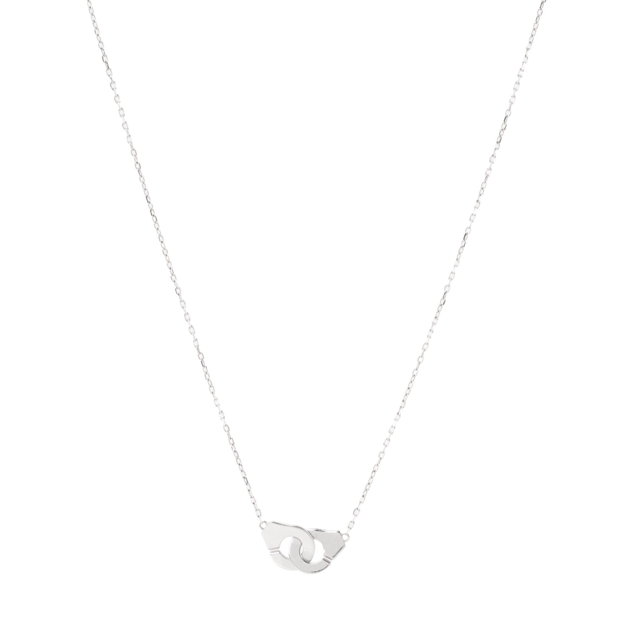 DINH VAN - Collier Menottes Dinh Van en or blanc