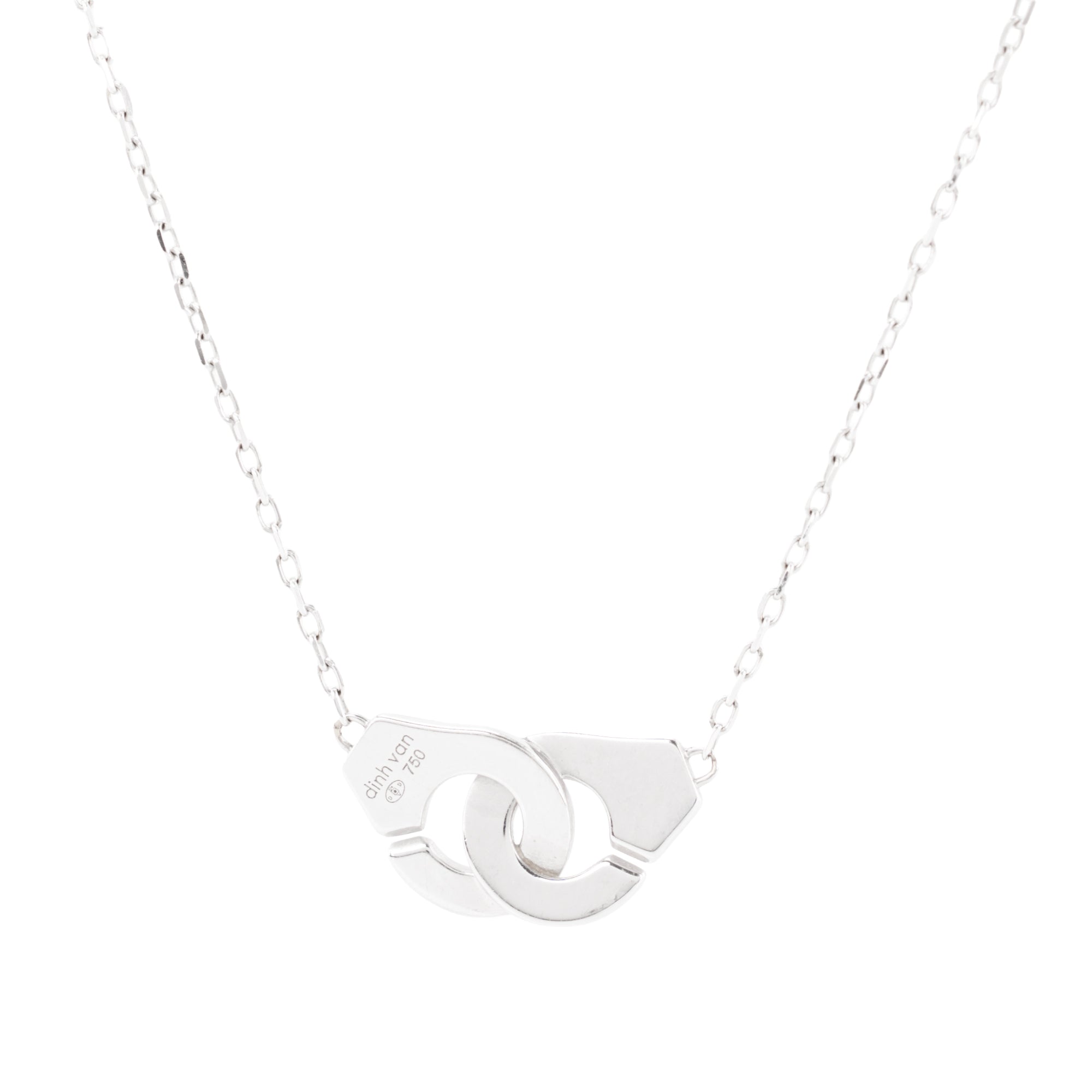 DINH VAN - Collier Menottes Dinh Van en or blanc