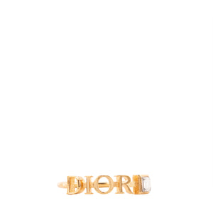 DIOR - Bague Dior en métal doré (T52)