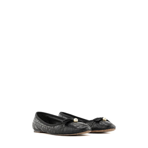DIOR - Ballerines Dior Ballet en cuir cannage noir (T37,5)