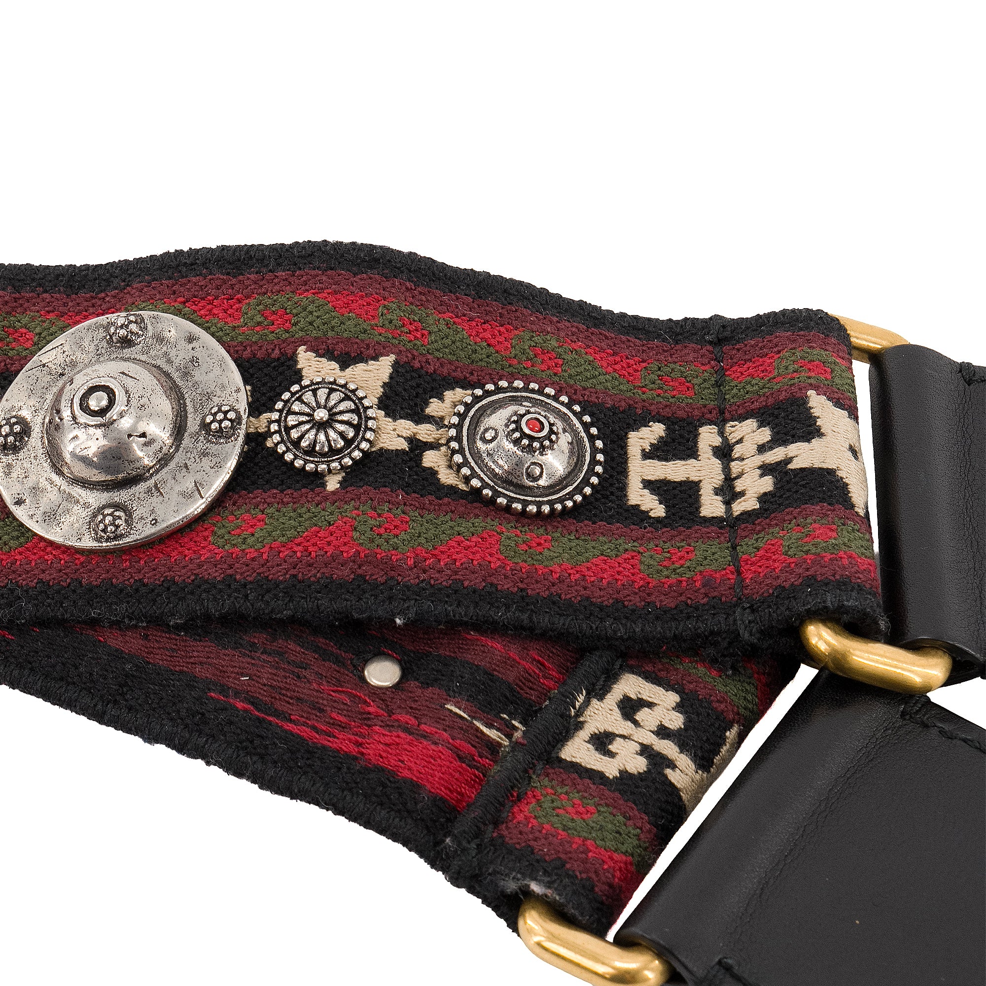 DIOR - Bandoulière ajustable Dior en tissu multicolore