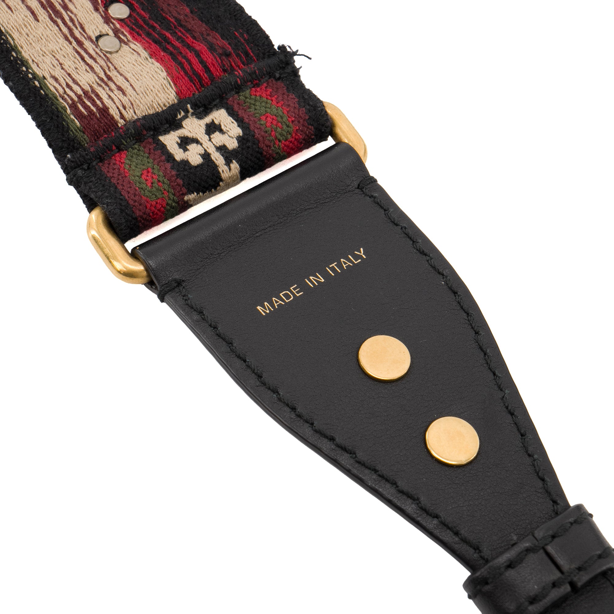 DIOR - Bandoulière ajustable Dior en tissu multicolore