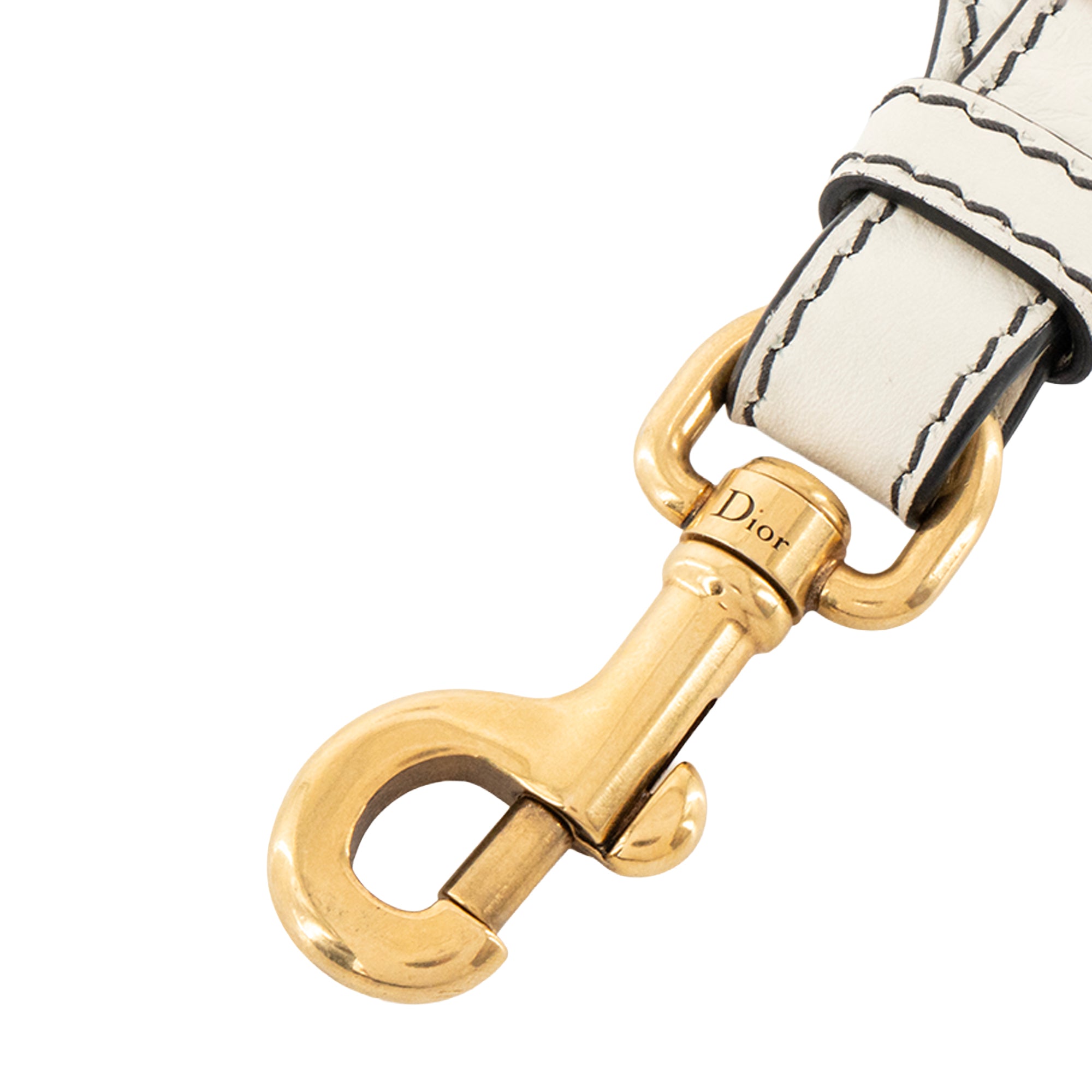 DIOR - Bandoulière ajustable J'adior Dior en cuir blanc
