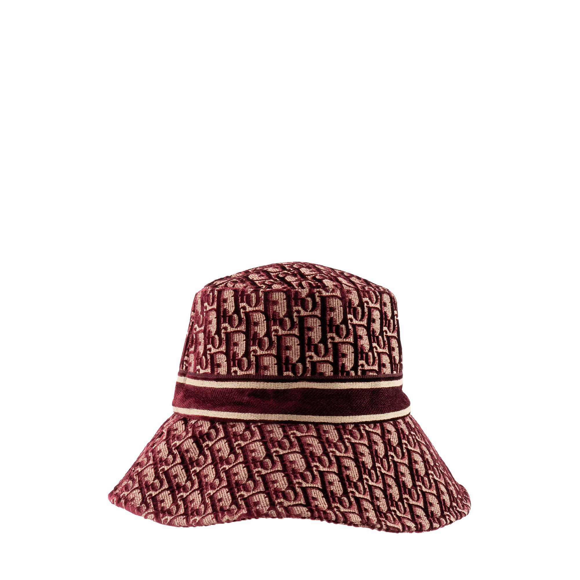 DIOR - Bob Dior en velours bordeaux (T57)