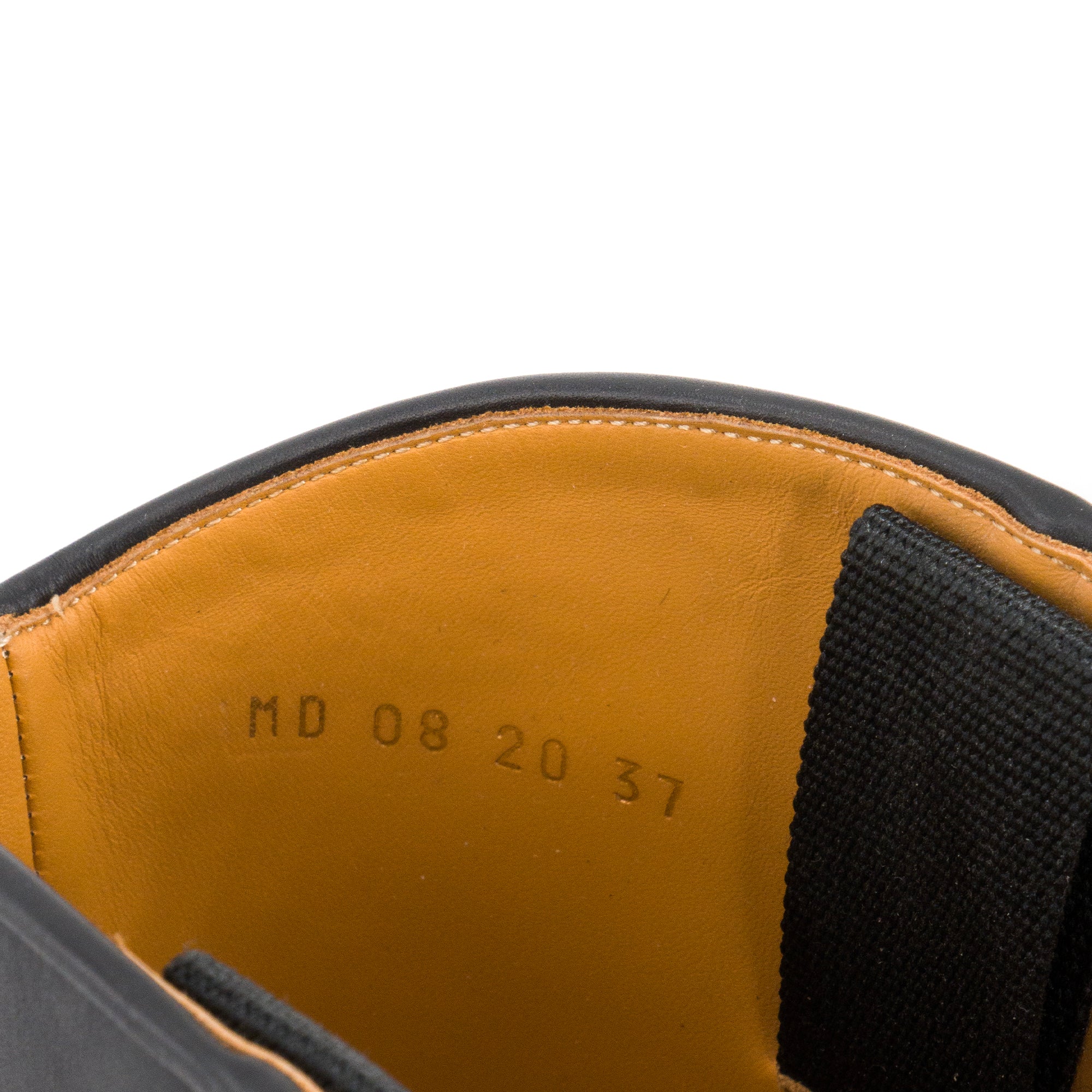 DIOR - Boots LA Dior en cuir lisse noir (T37)