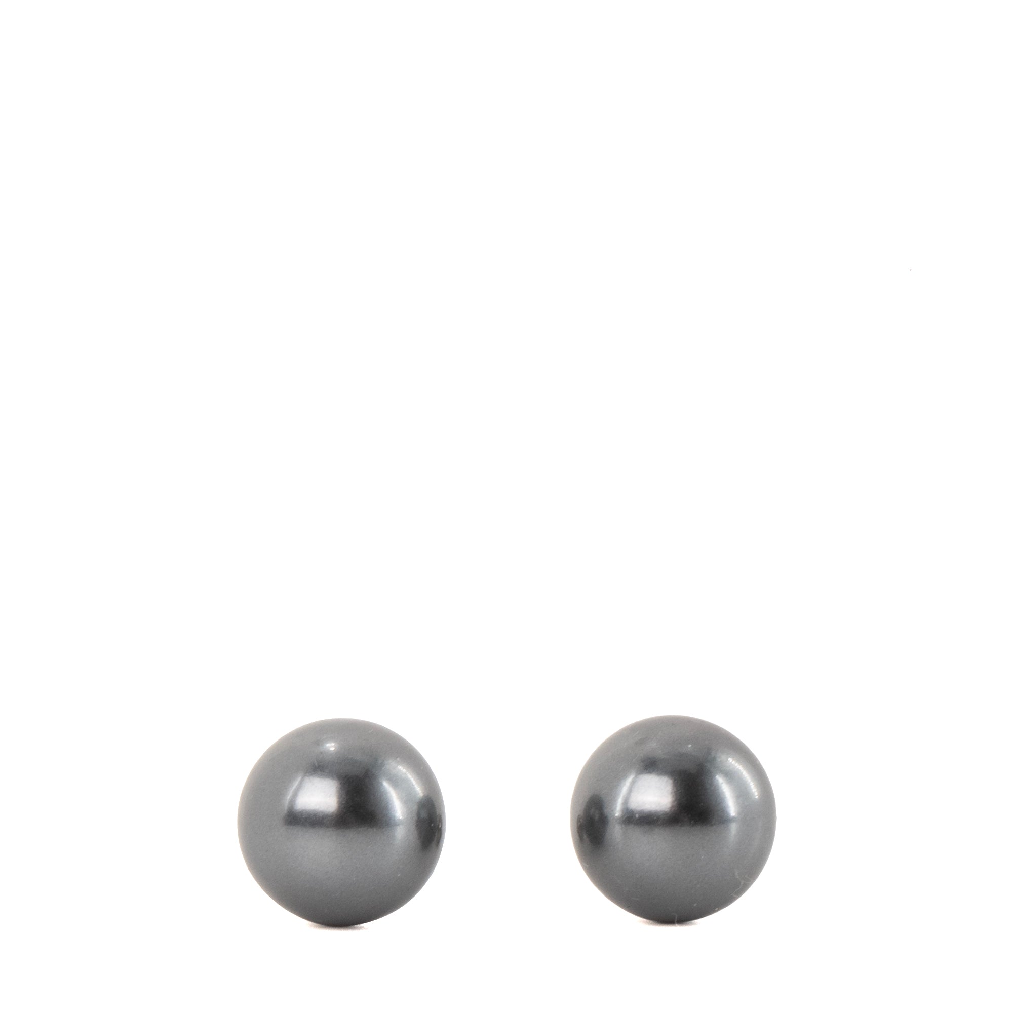 DIOR - Boucles d’oreilles Tribale Dior en perles grises