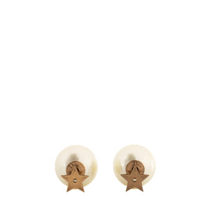 DIOR - Boucles d'oreilles Tribales Dior en métal doré vieilli