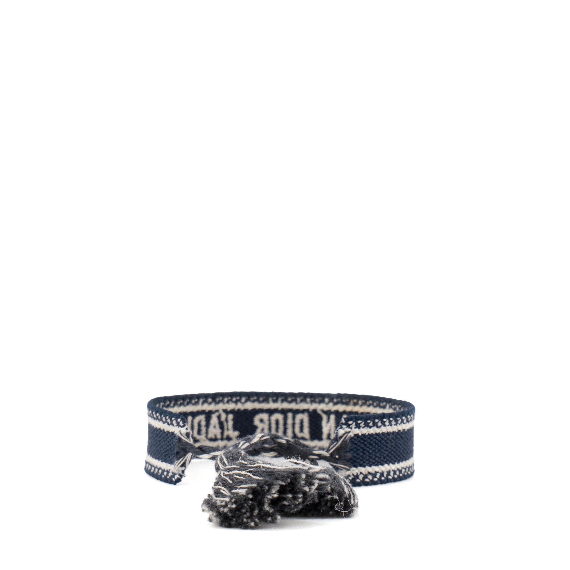 DIOR - Bracelet Dior en coton bleu marine