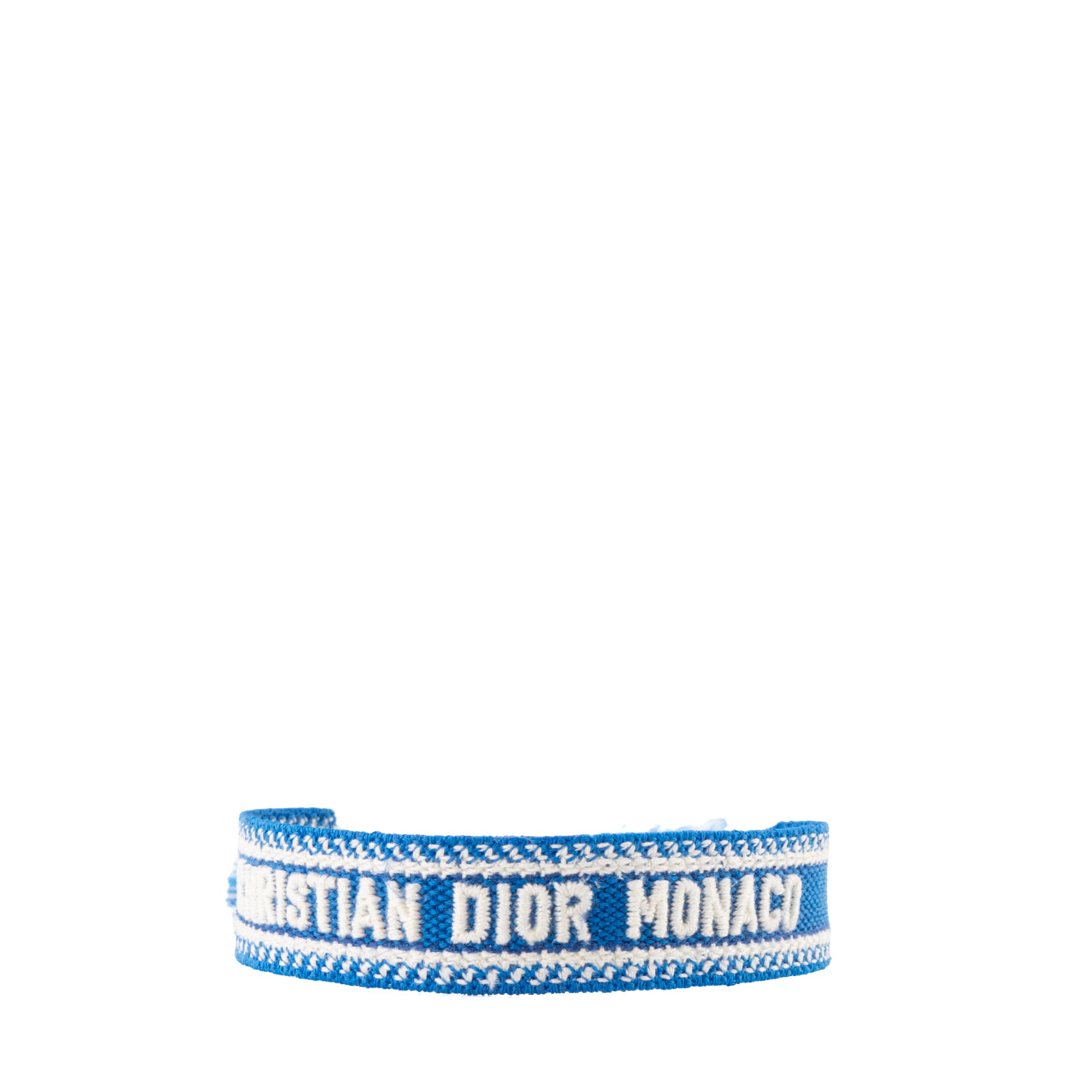 DIOR - Bracelet Monaco Dior en toile bleue