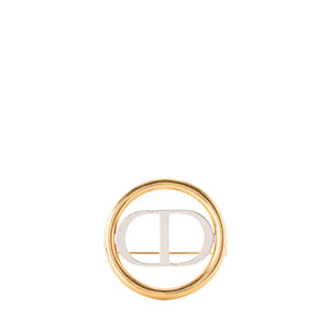 DIOR - Broche 30 Montaigne Dior en métal doré et argent