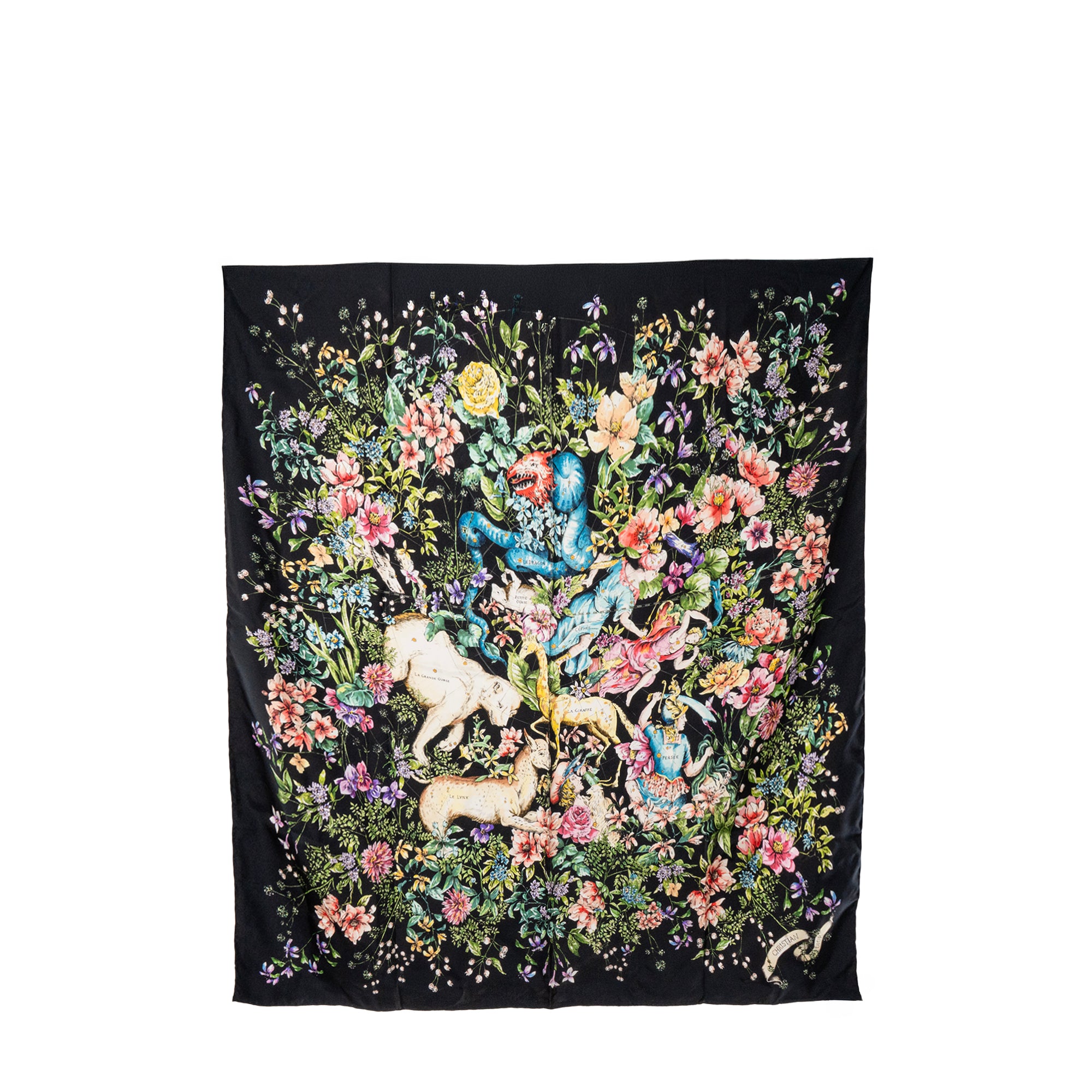 DIOR - Carré 90 Dior in multicolored silk