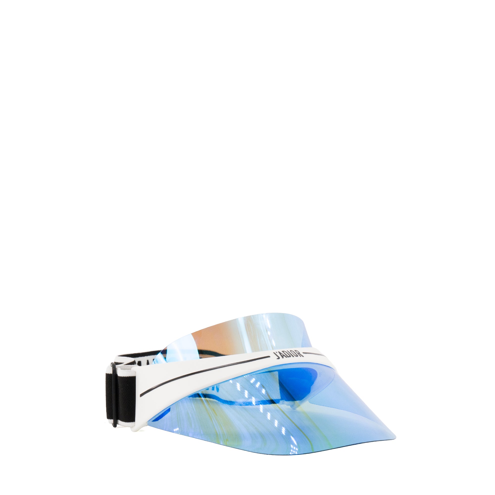DIOR - Casquette DiorClub1 Visor Dior en plastique bleu et blanc (TU)