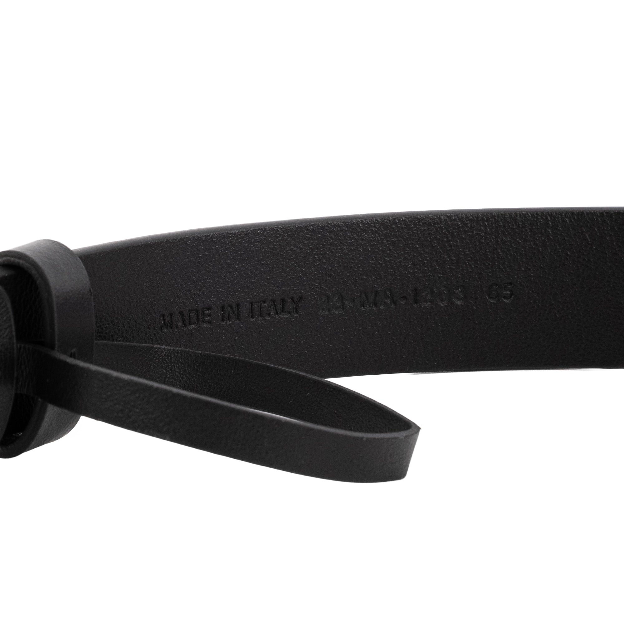 DIOR - Ceinture 30 Montaigne Dior en cuir noir (T65)