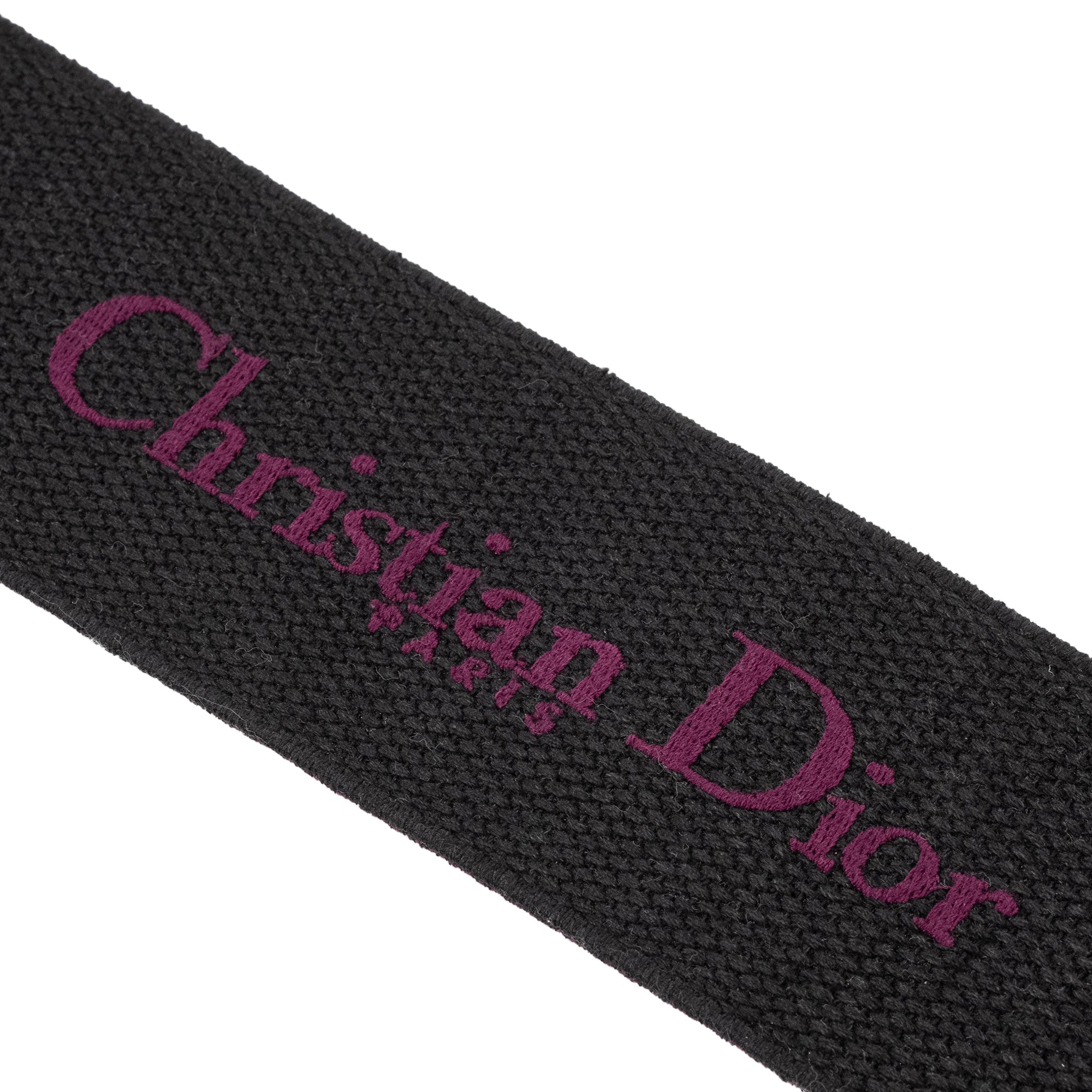DIOR - Ceinture Dior en toile violette (T75)